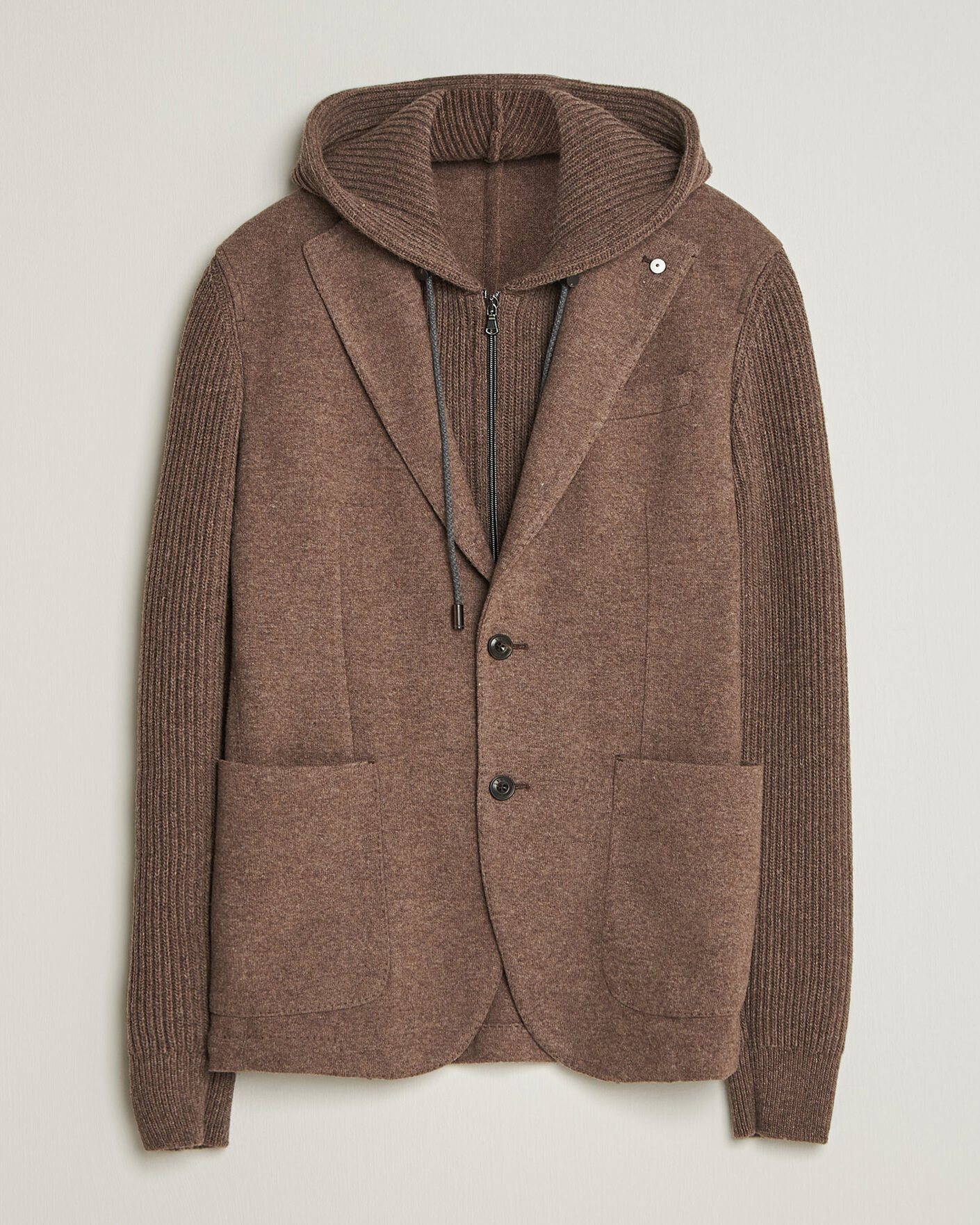 Homme | Blazers | L.B.M. 1911 | Ivan Hybrid Wool Blazer Brown