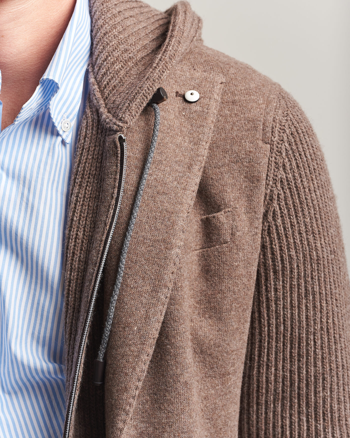 Homme | Blazers | L.B.M. 1911 | Ivan Hybrid Wool Blazer Brown