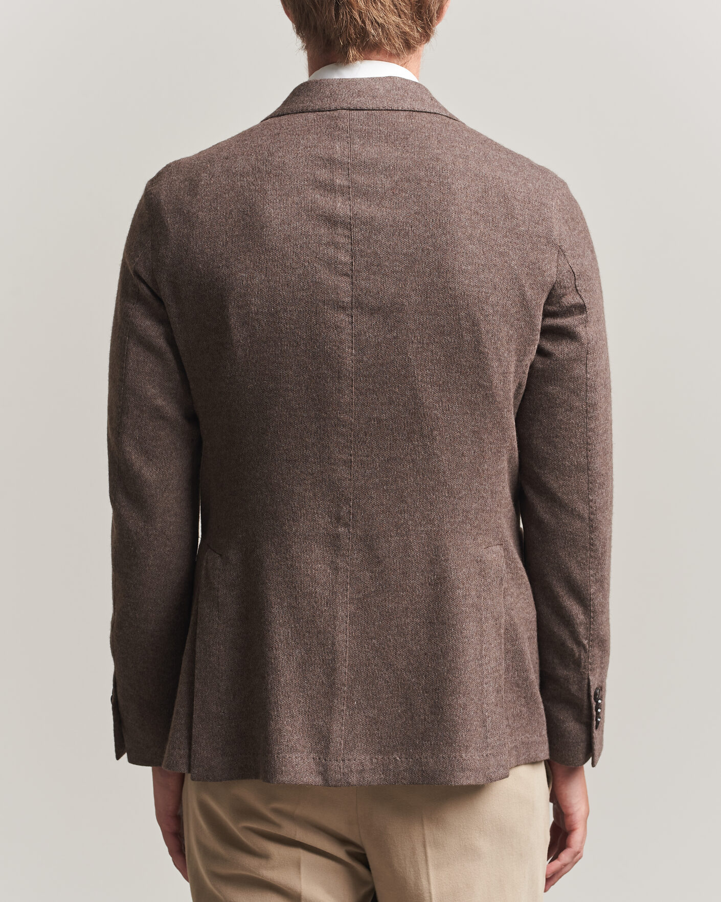 Homme | Blazers | L.B.M. 1911 | Jack Knitted Cashmere Mix Blazer Brown