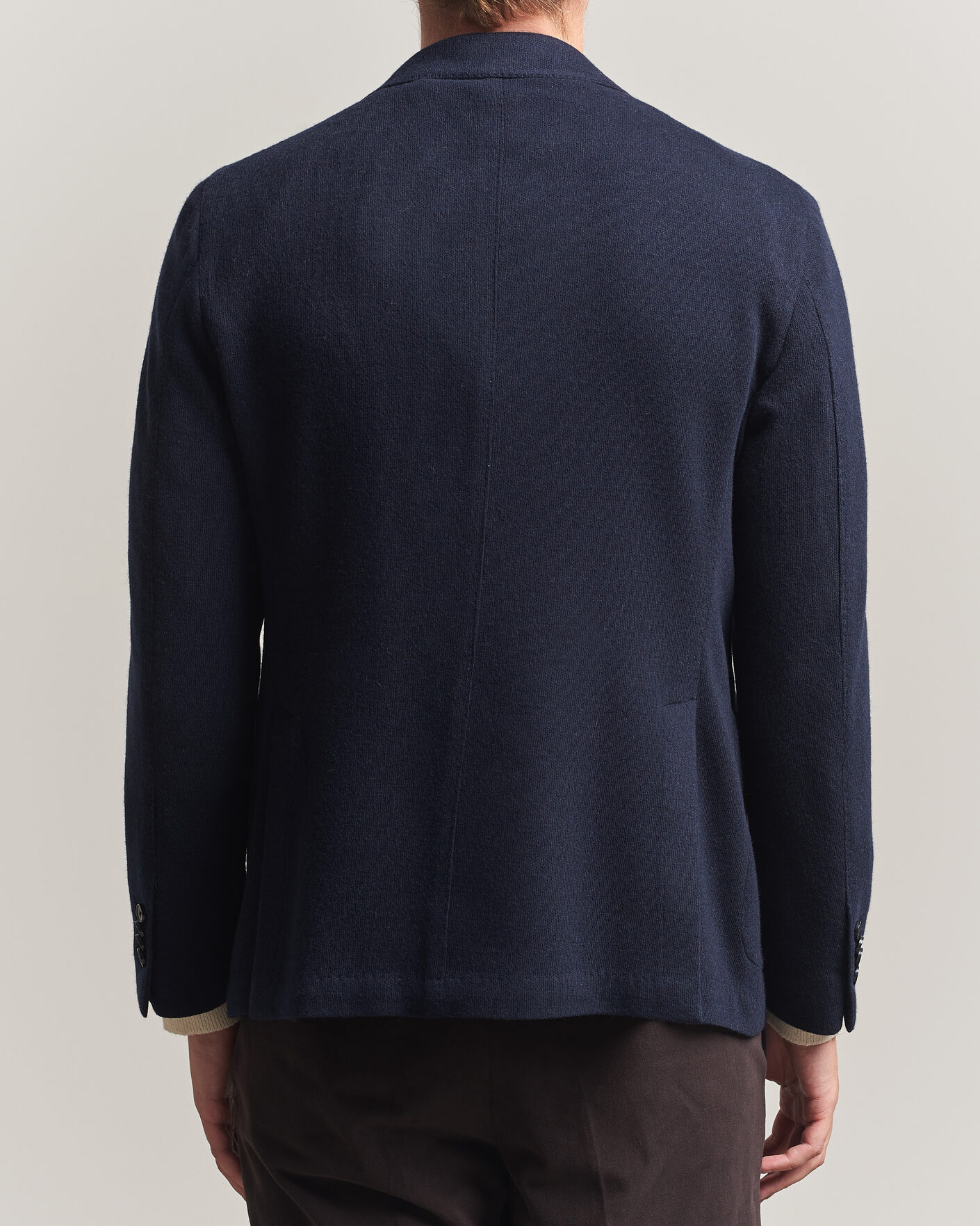 Homme | Blazers | L.B.M. 1911 | Jack Knitted Cashmere Mix Blazer Navy
