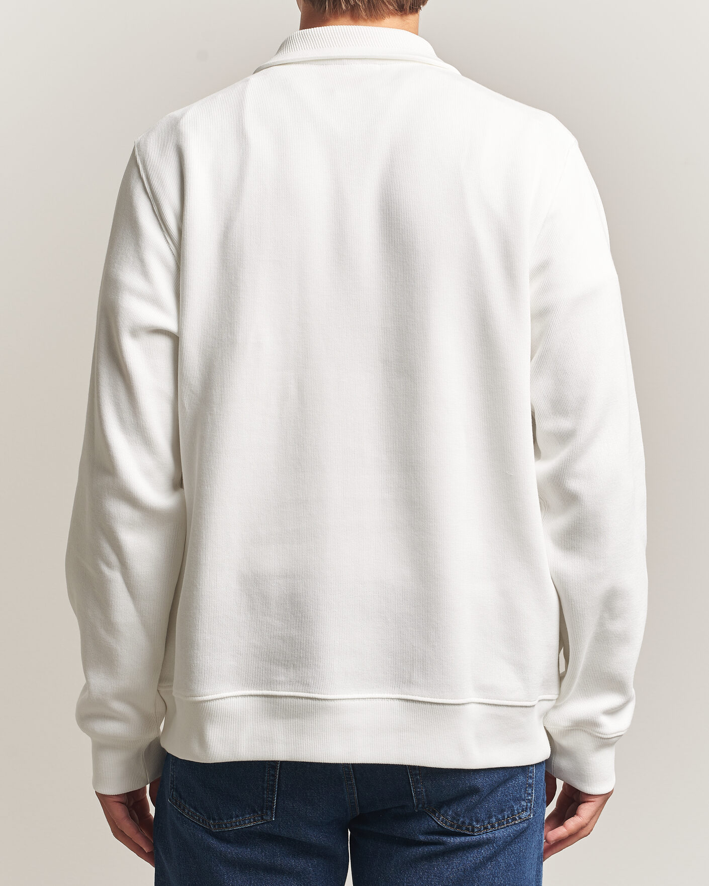 Homme | Pulls Et Tricots | Lacoste | Rib Interlock Half Zip Flour