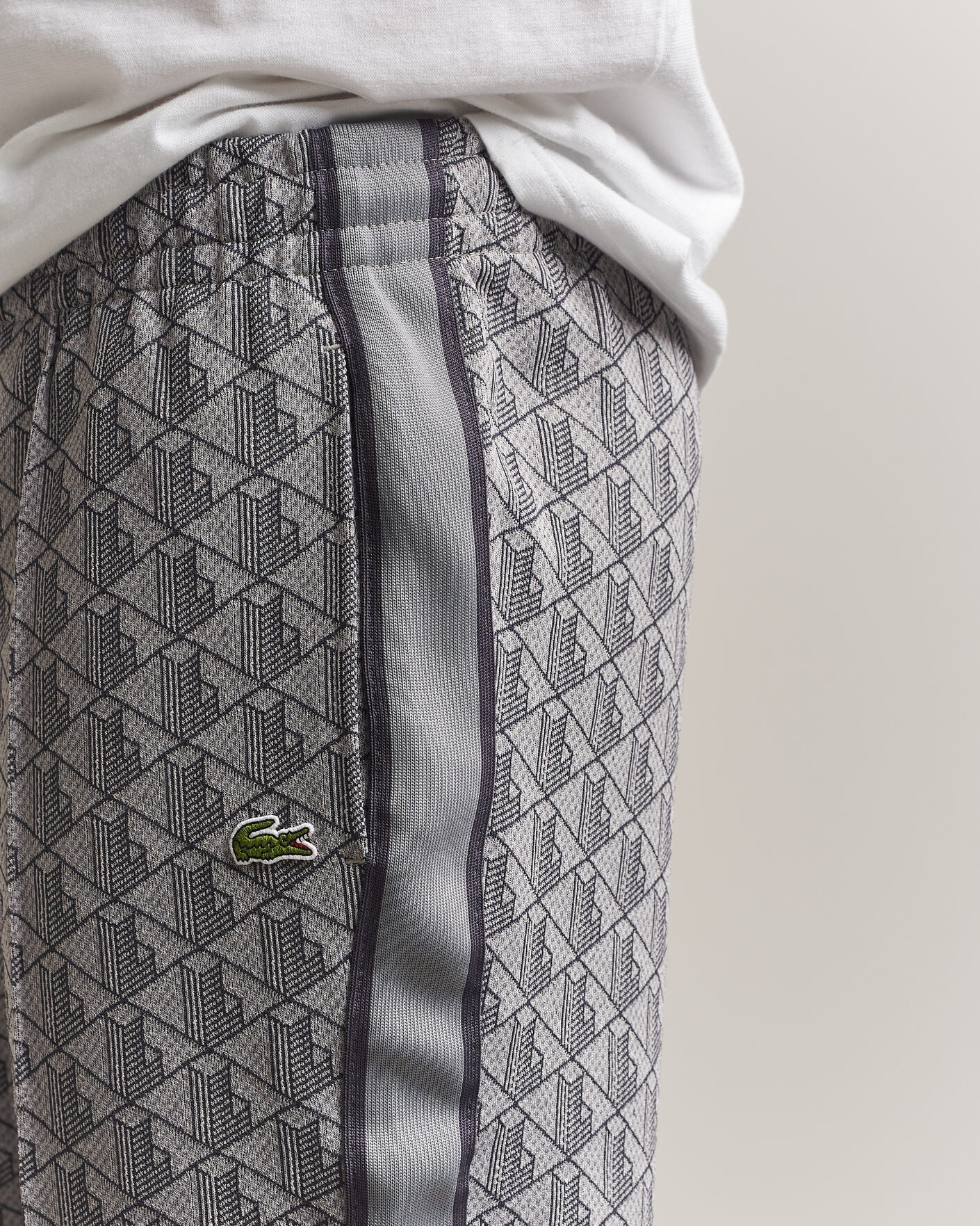 Homme | Pantalons | Lacoste | Monogram Track Pants Calluna/Graphite