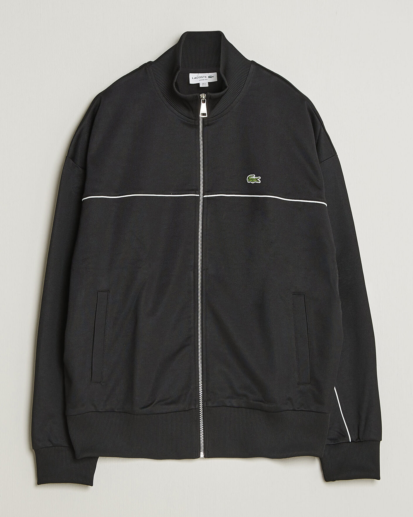 Homme | Pulls Et Tricots | Lacoste | Piqué Track Jacket Black