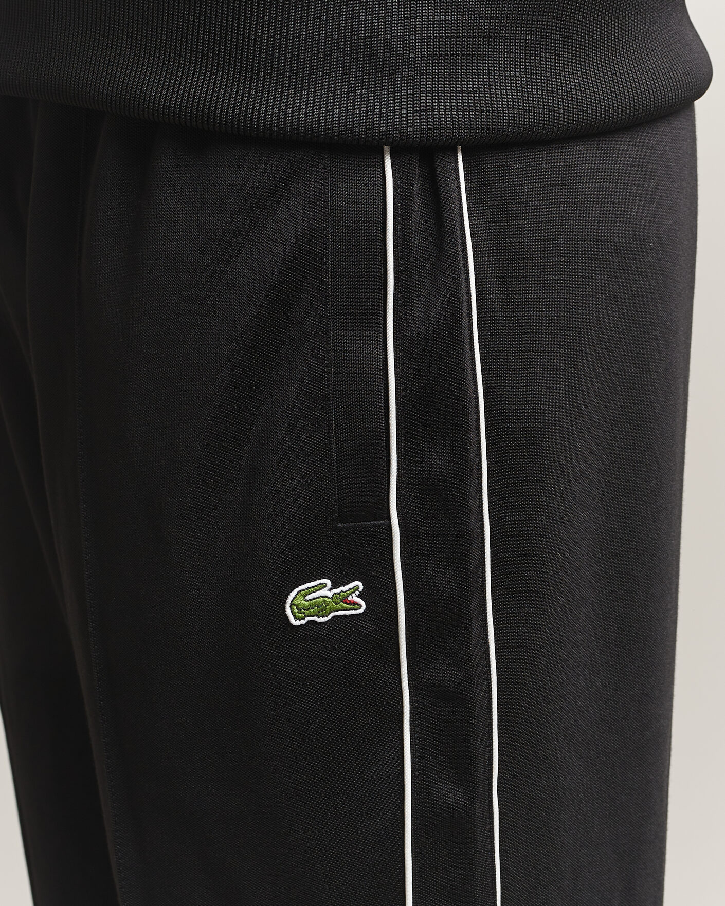 Homme | Pantalons | Lacoste | Piqué Track Pants Black