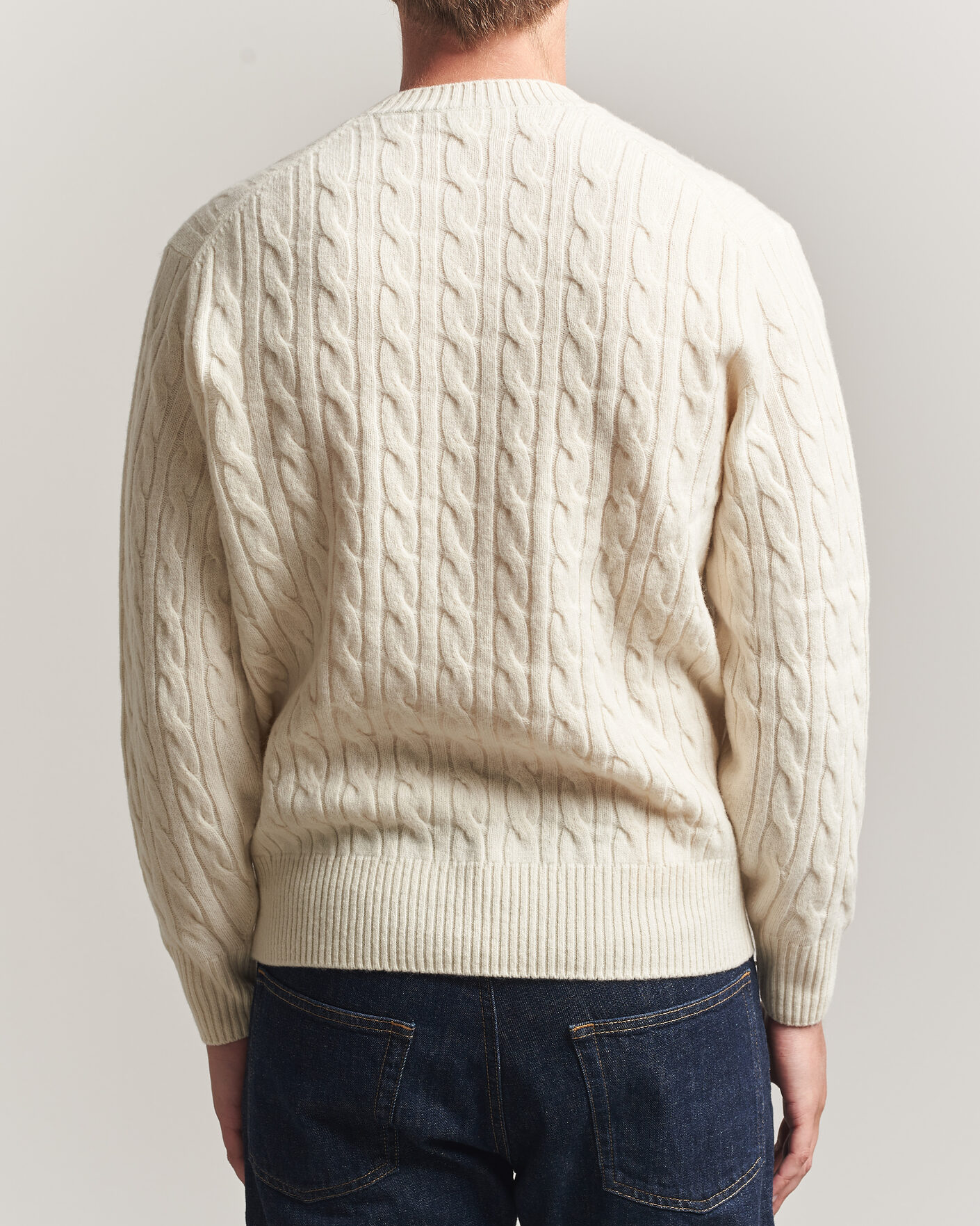 Homme | Pulls Et Tricots | Lacoste | Carded Wool Cable Crew Neck Lapland