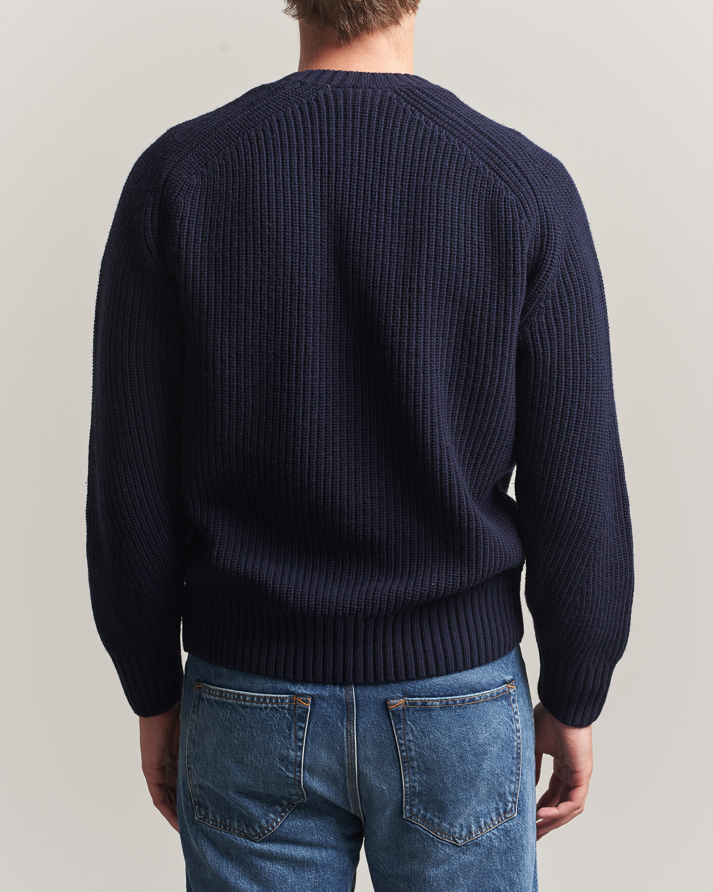Homme | Pulls Et Tricots | Lacoste | Heavy Wool Knitted Sweater Navy Blue