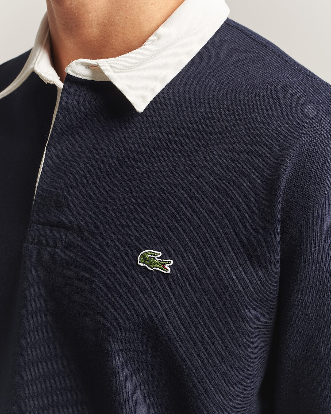 Homme | Pulls Et Tricots | Lacoste | Heavy Cotton Rugger Dark Navy