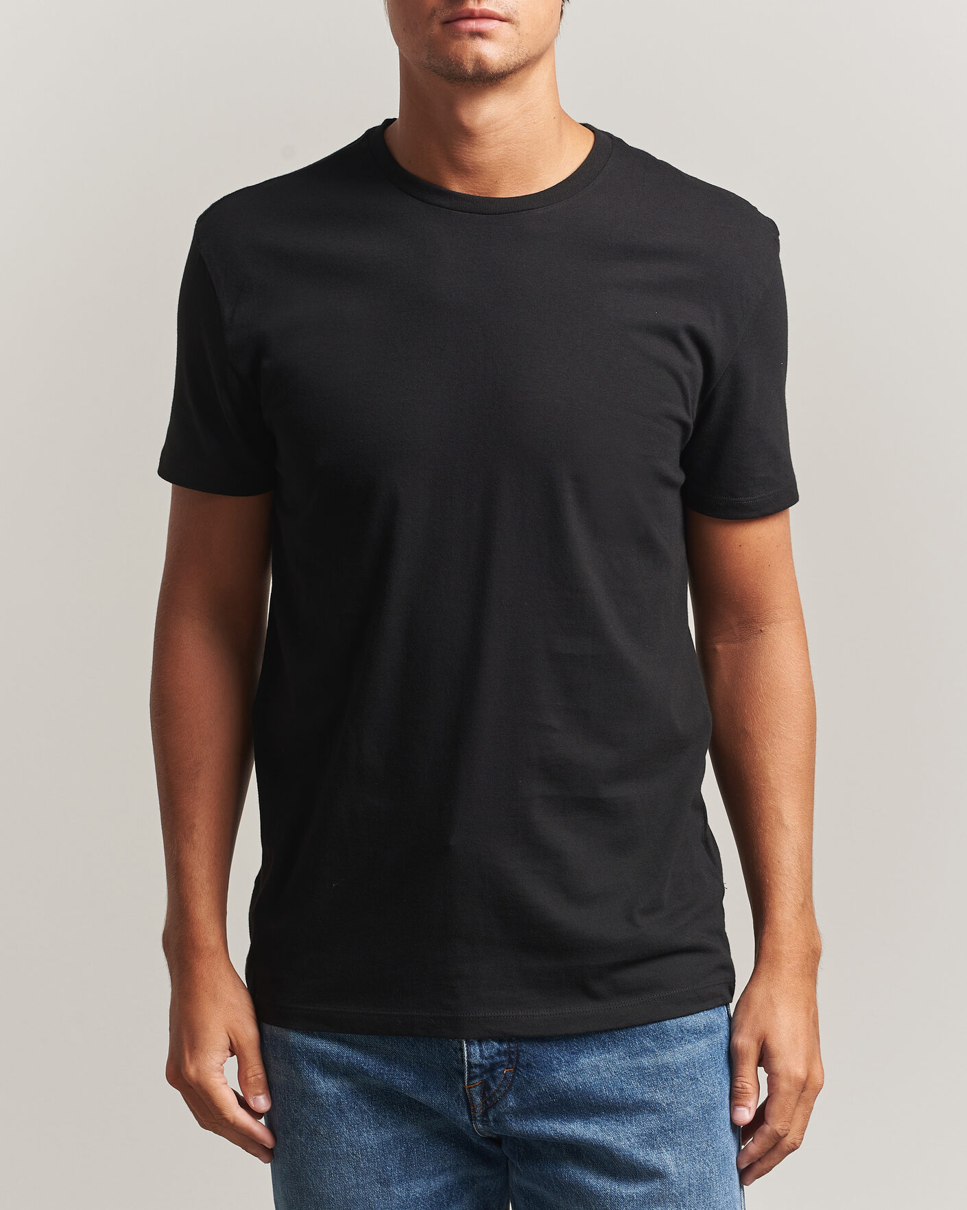 Homme | T-shirts | Lacoste | 3-Pack Crew Neck T-Shirt Black