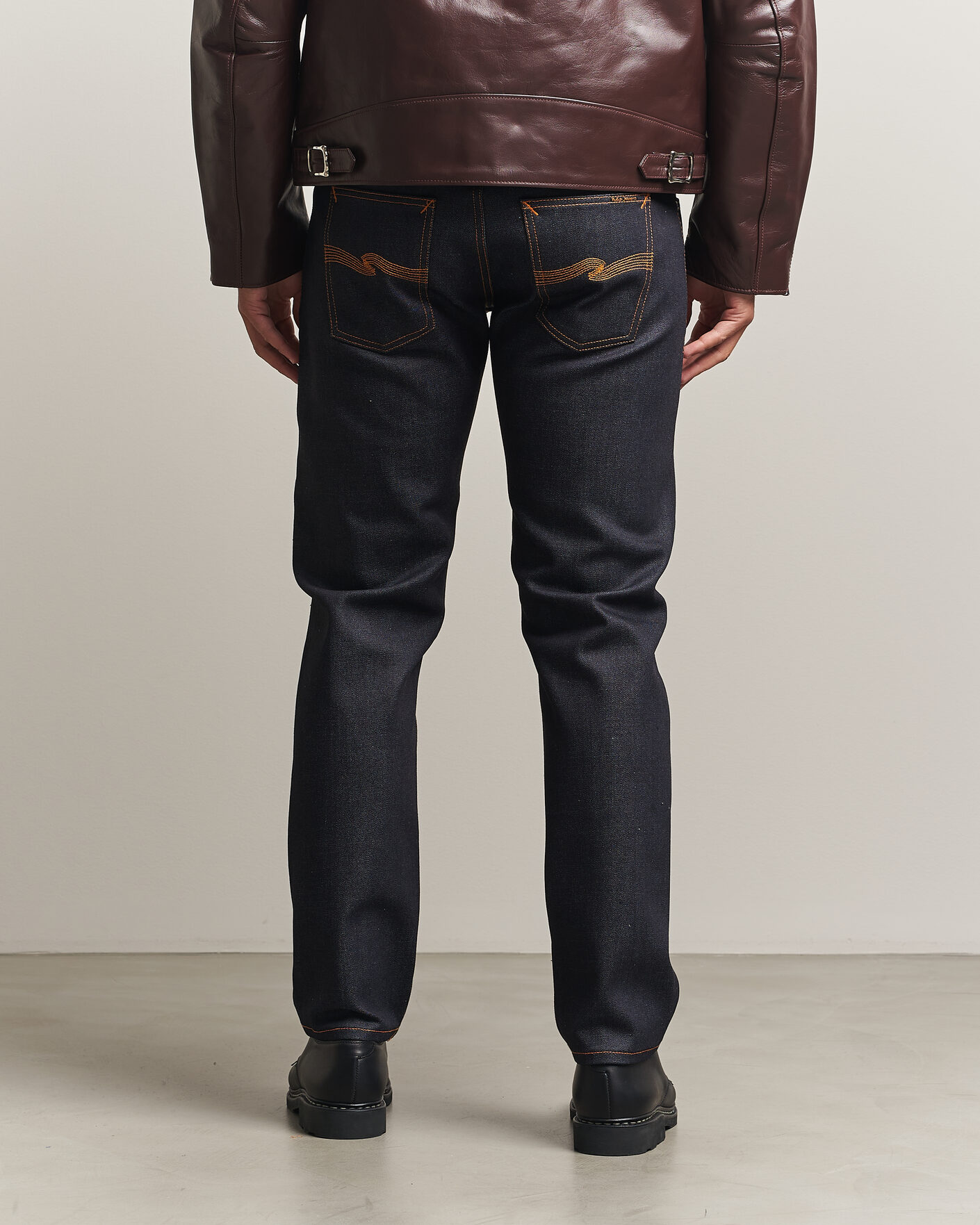 Homme | Jeans | Nudie Jeans | Solid Ollie Jeans Dry Japan Selvage