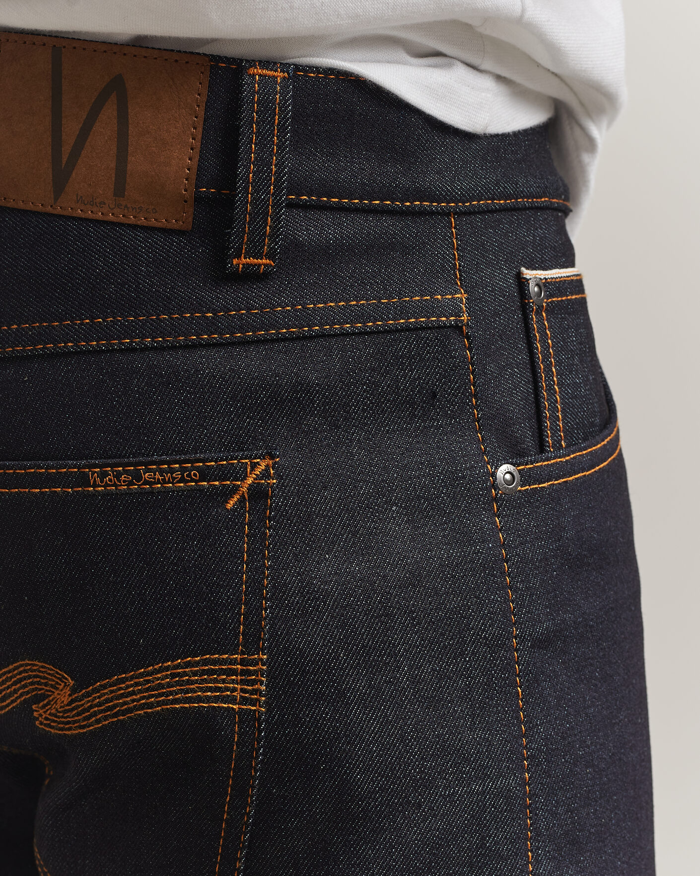 Homme | Jeans | Nudie Jeans | Solid Ollie Jeans Dry Japan Selvage