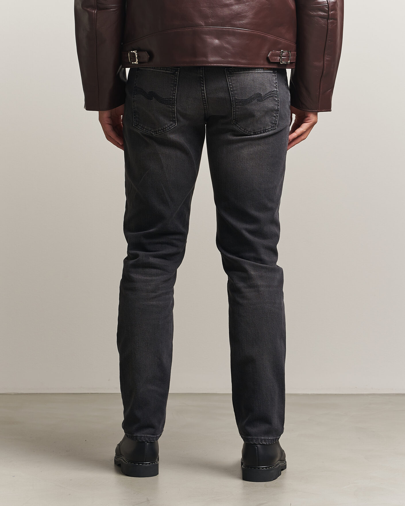 Homme | Jeans | Nudie Jeans | Solid Ollie Jeans Black Mist