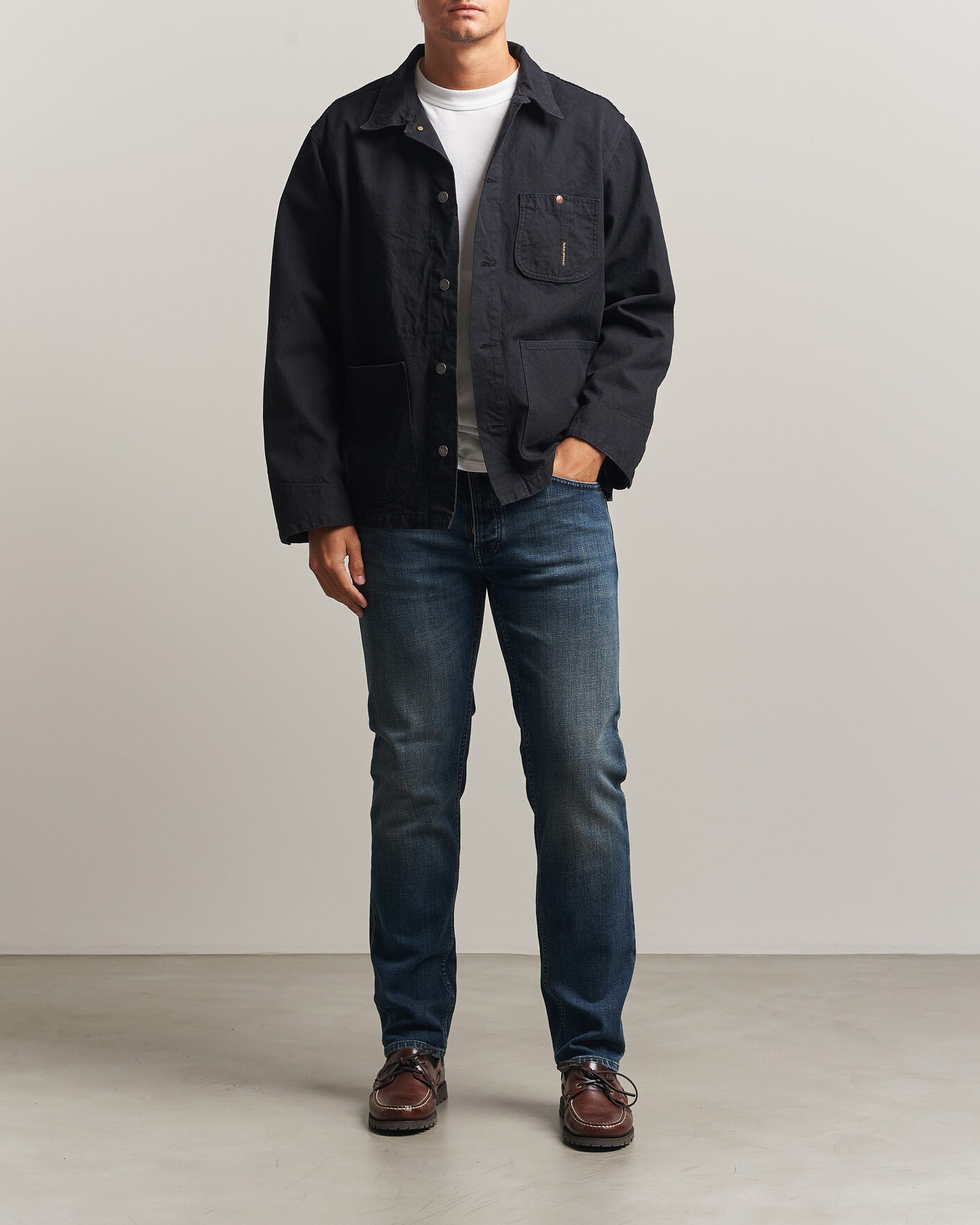 Homme | Jeans | Nudie Jeans | Solid Ollie Jeans Epic Ink