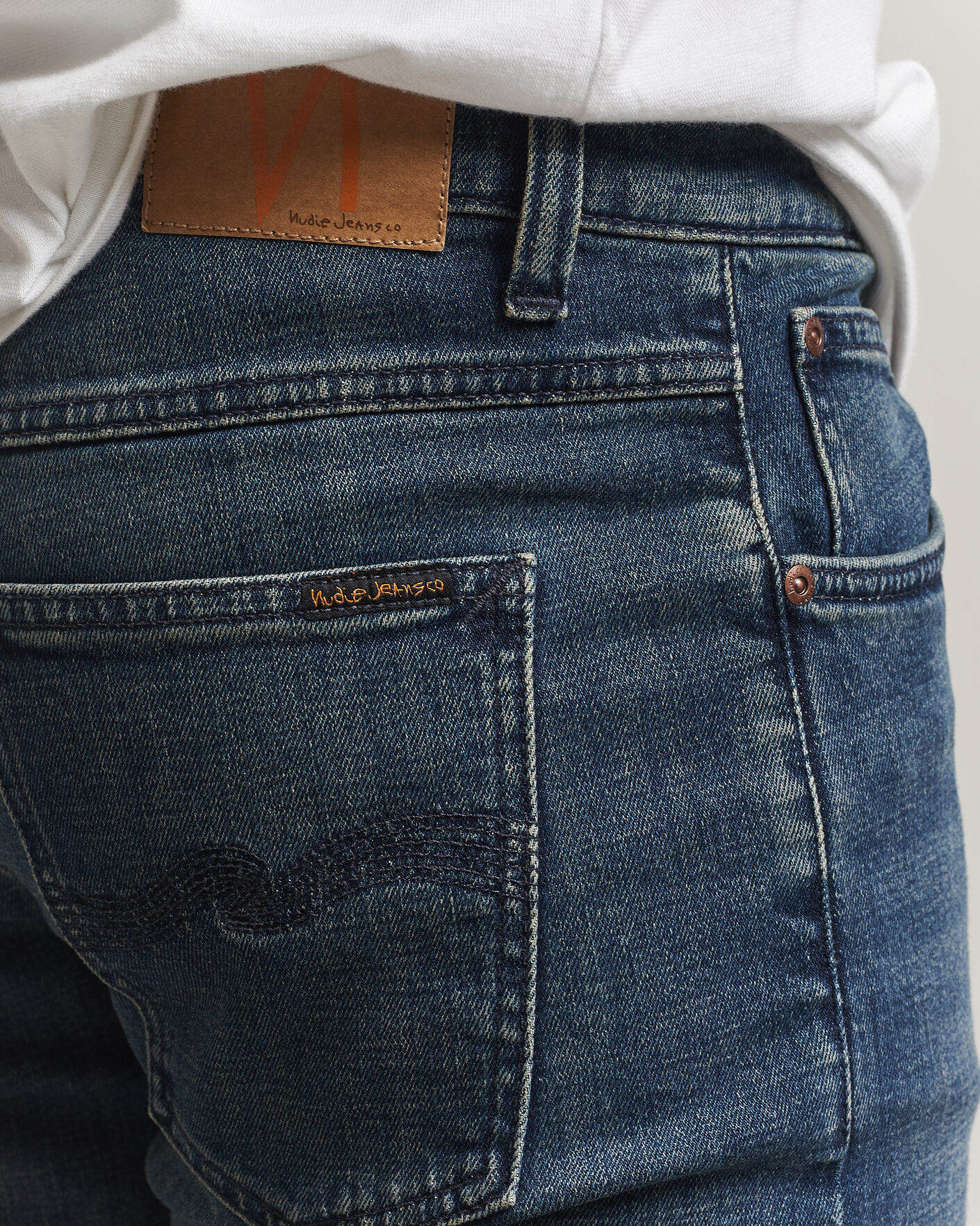 Homme | Jeans | Nudie Jeans | Solid Ollie Jeans Epic Ink