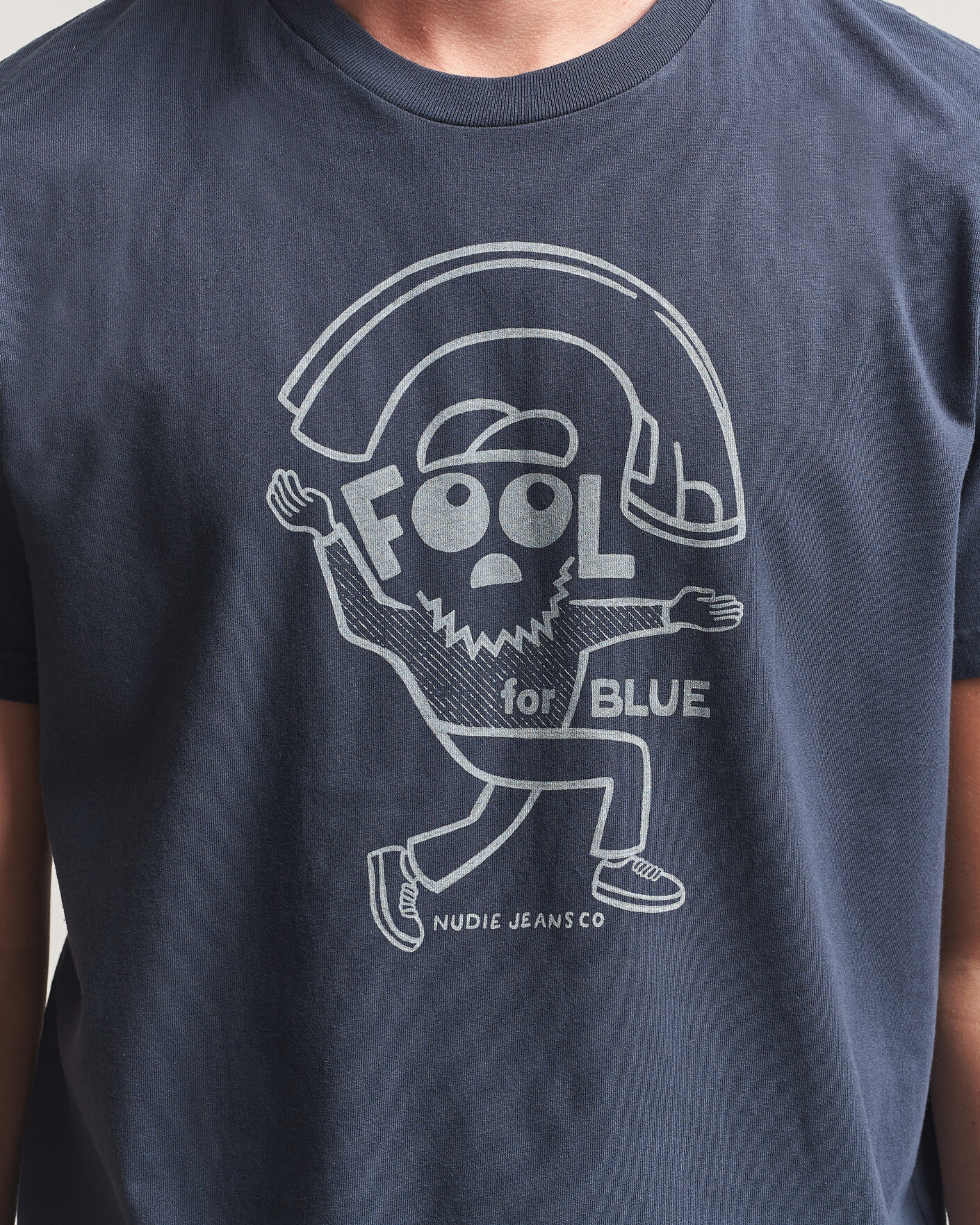 Homme | T-shirts | Nudie Jeans | Roy Jeanjuggler T-Shirt Dark Blue
