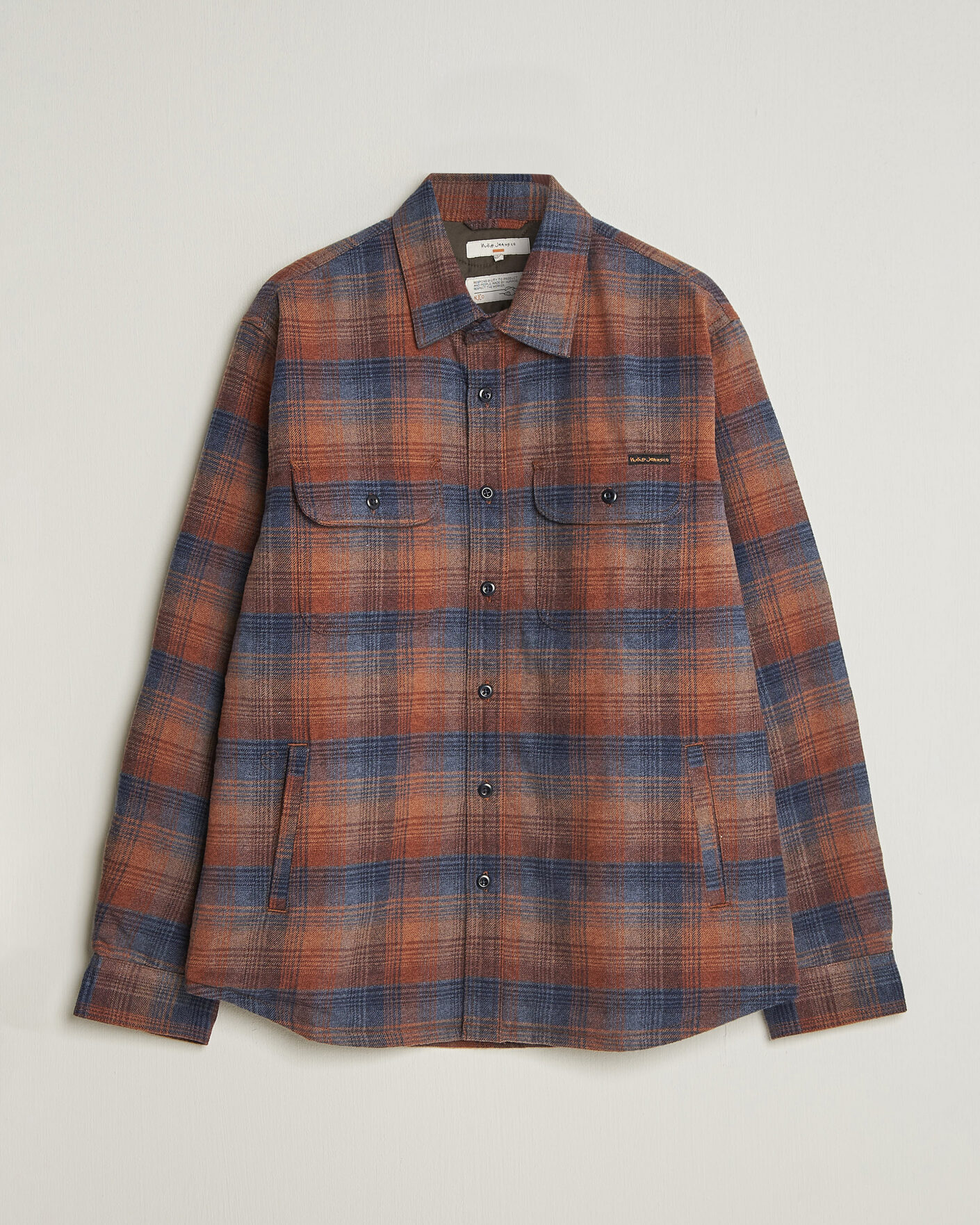 Homme | Chemises | Nudie Jeans | Glenn Padded Checked Overshirt Multi