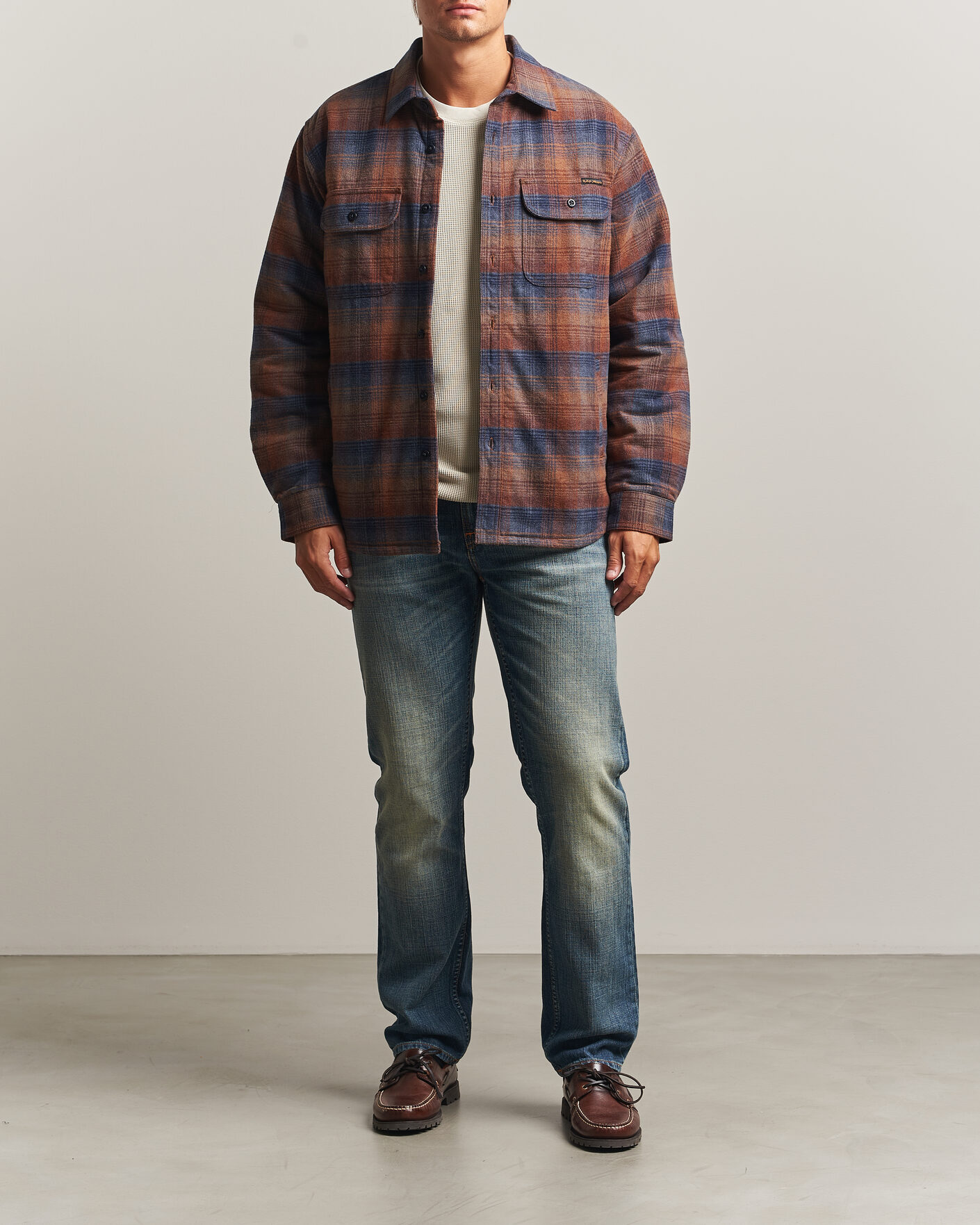 Homme | Chemises | Nudie Jeans | Glenn Padded Checked Overshirt Multi