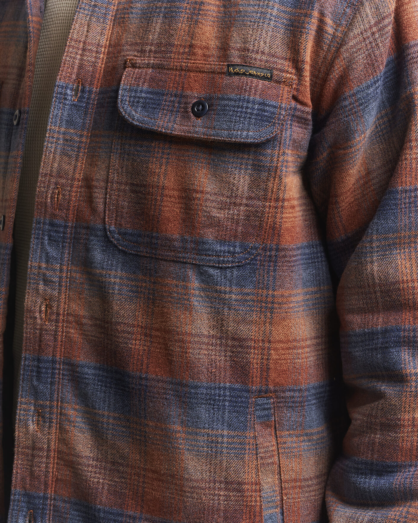 Homme | Chemises | Nudie Jeans | Glenn Padded Checked Overshirt Multi