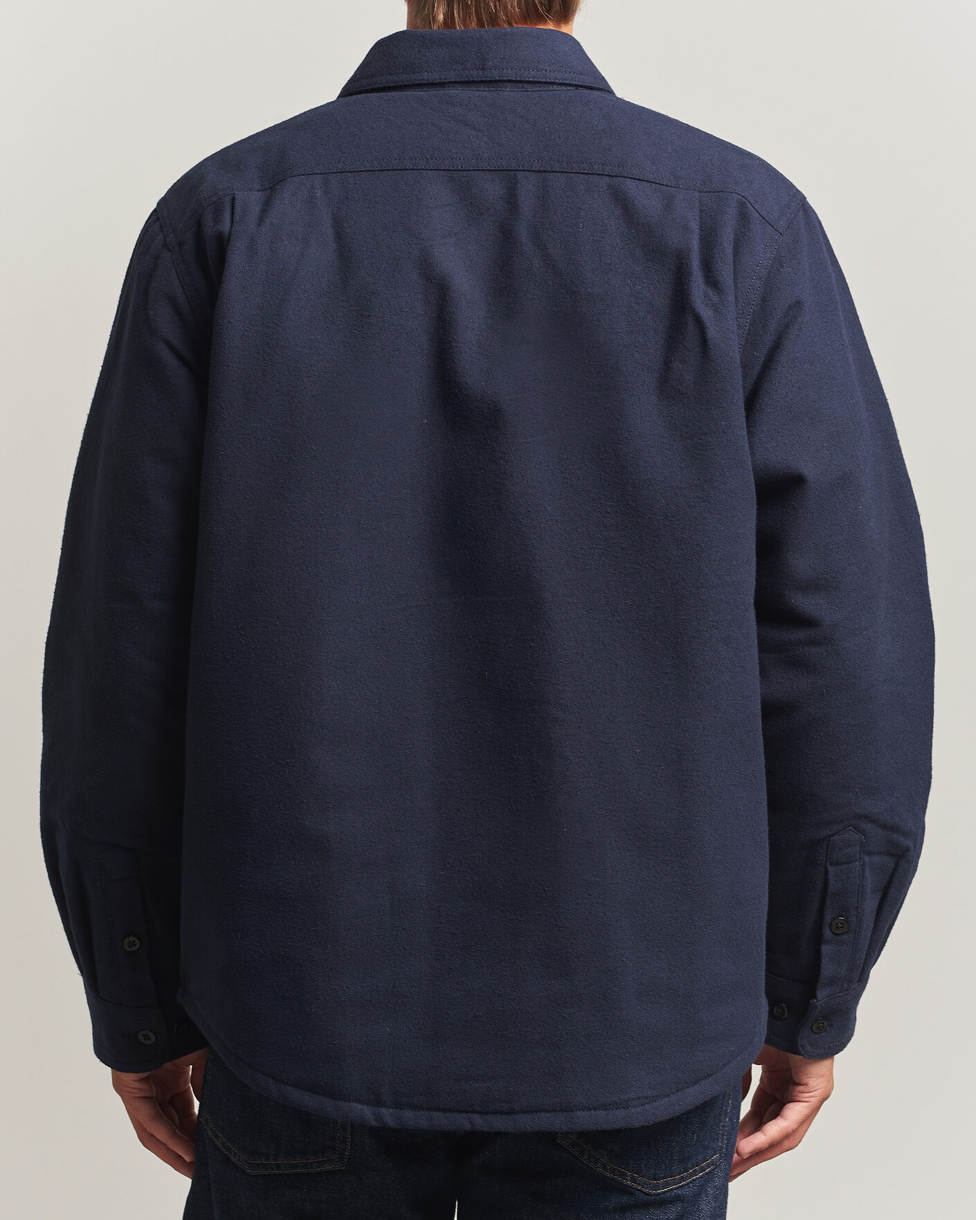 Homme | Chemises | Nudie Jeans | Glenn Padded Overshirt Blueberry
