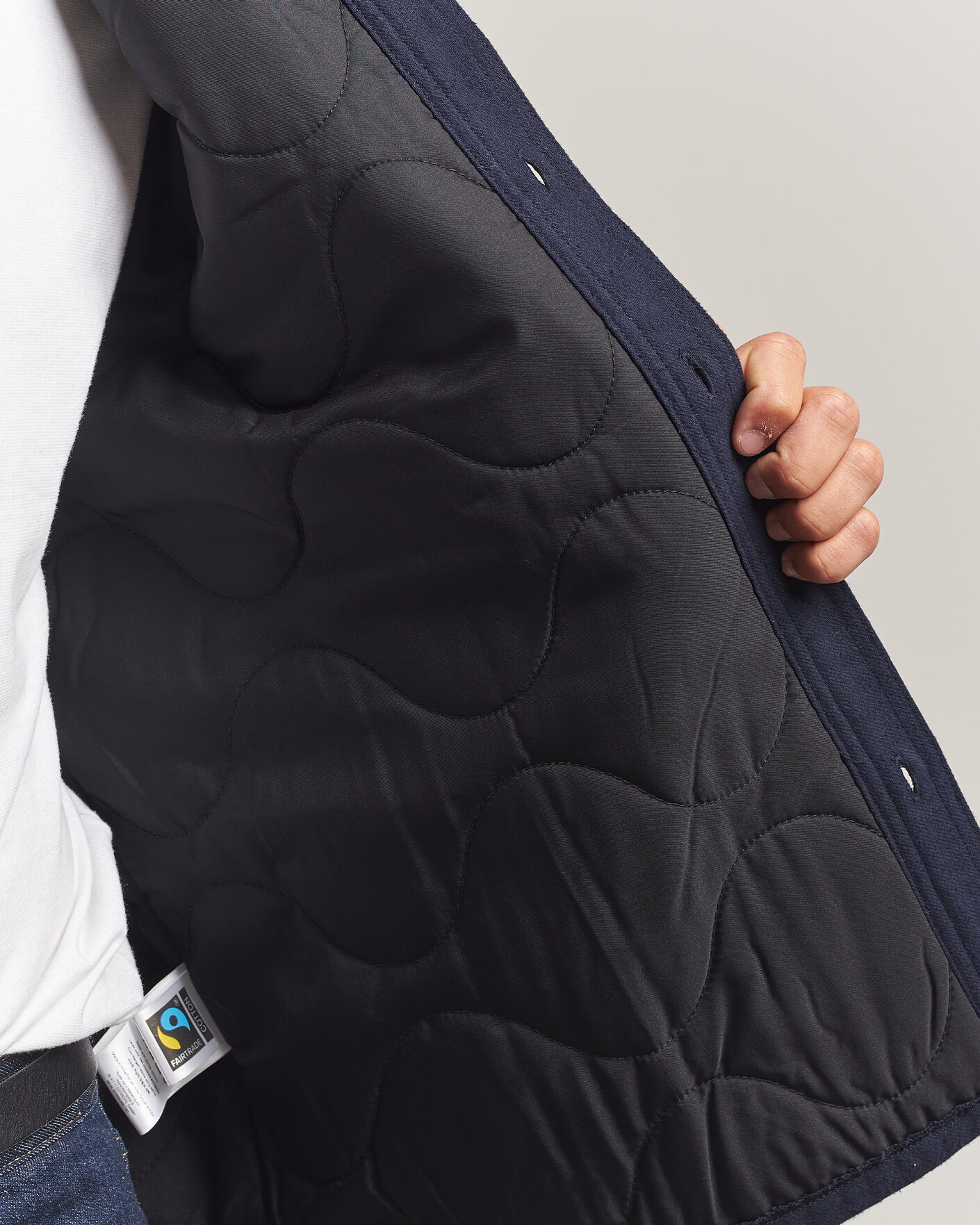 Homme | Chemises | Nudie Jeans | Glenn Padded Overshirt Blueberry