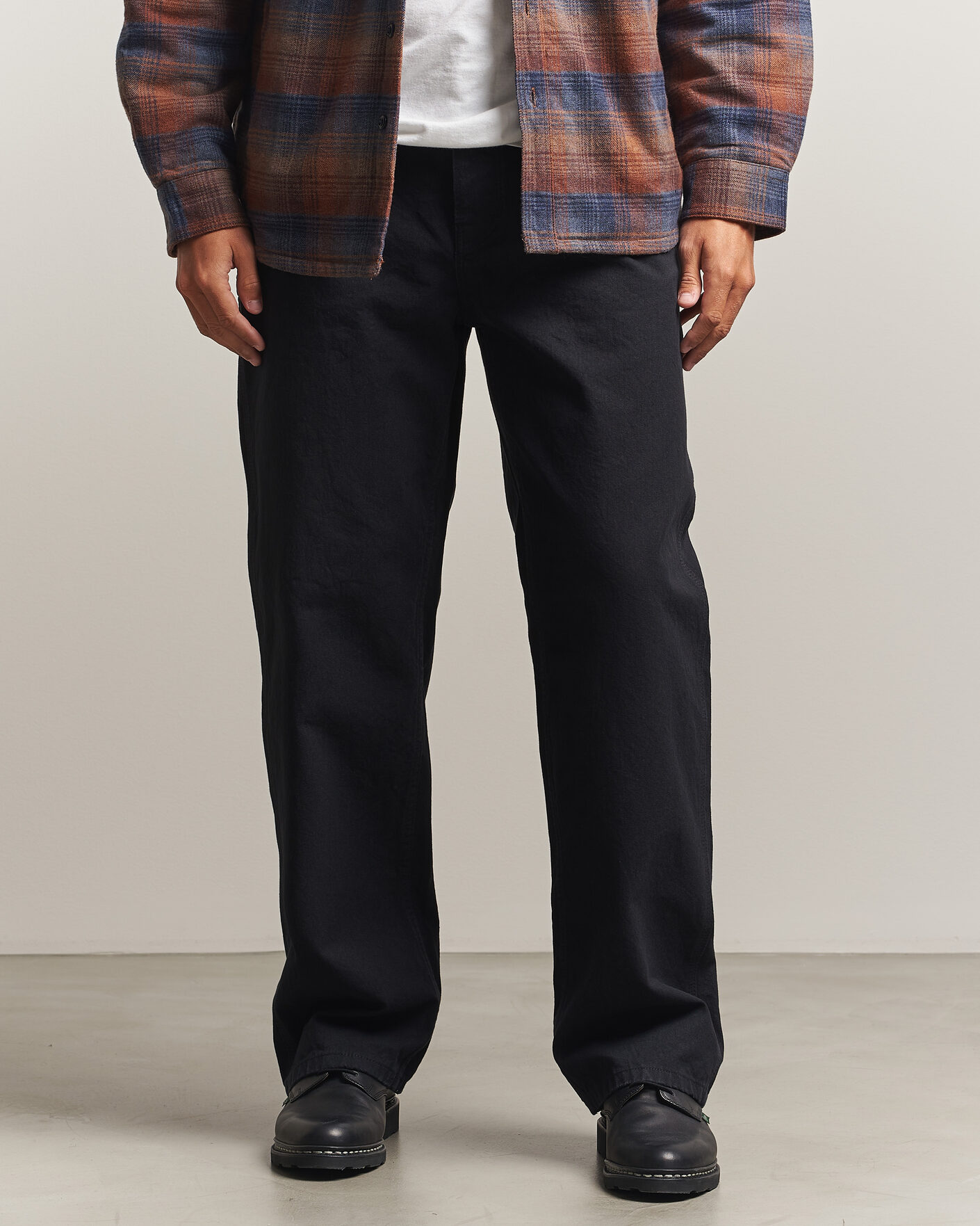 Homme | Pantalons | Nudie Jeans | Tuff Tony Duck Canvas Pants Black