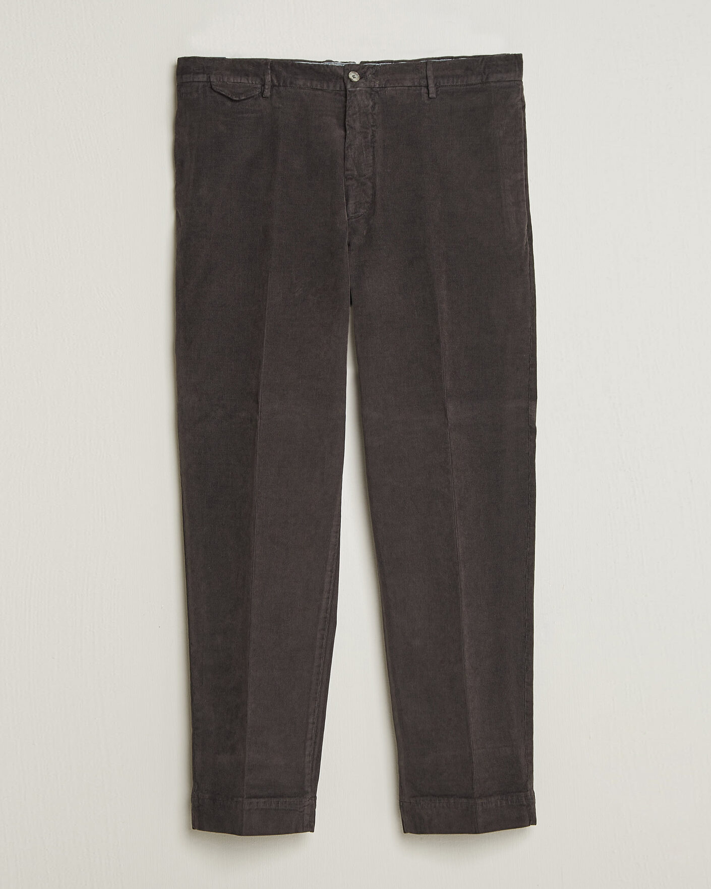 Homme | Pantalons | Santaniello | Corduroy Trousers Dark Grey