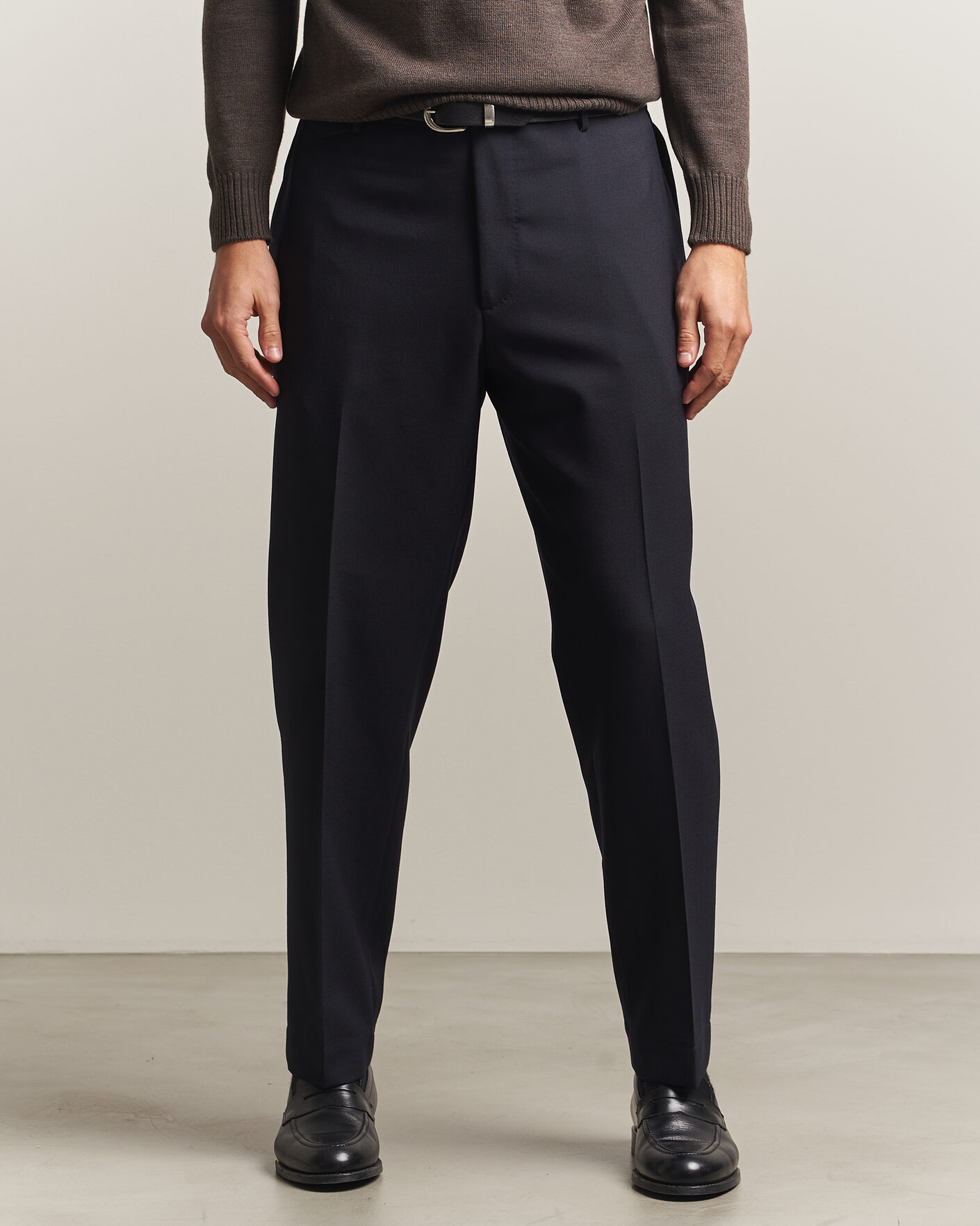 Homme | Pantalons | Santaniello | Wool Trousers Navy