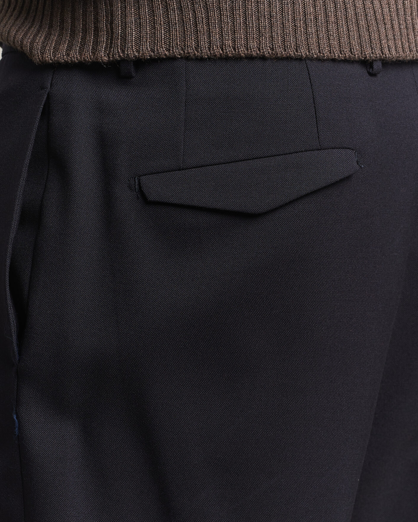 Homme | Pantalons | Santaniello | Wool Trousers Navy