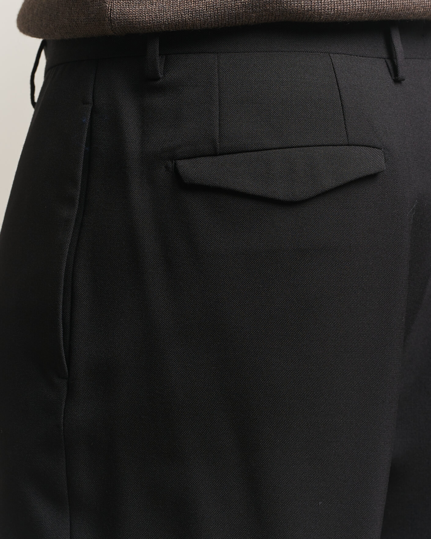 Homme | Pantalons | Santaniello | Wool Trousers Black
