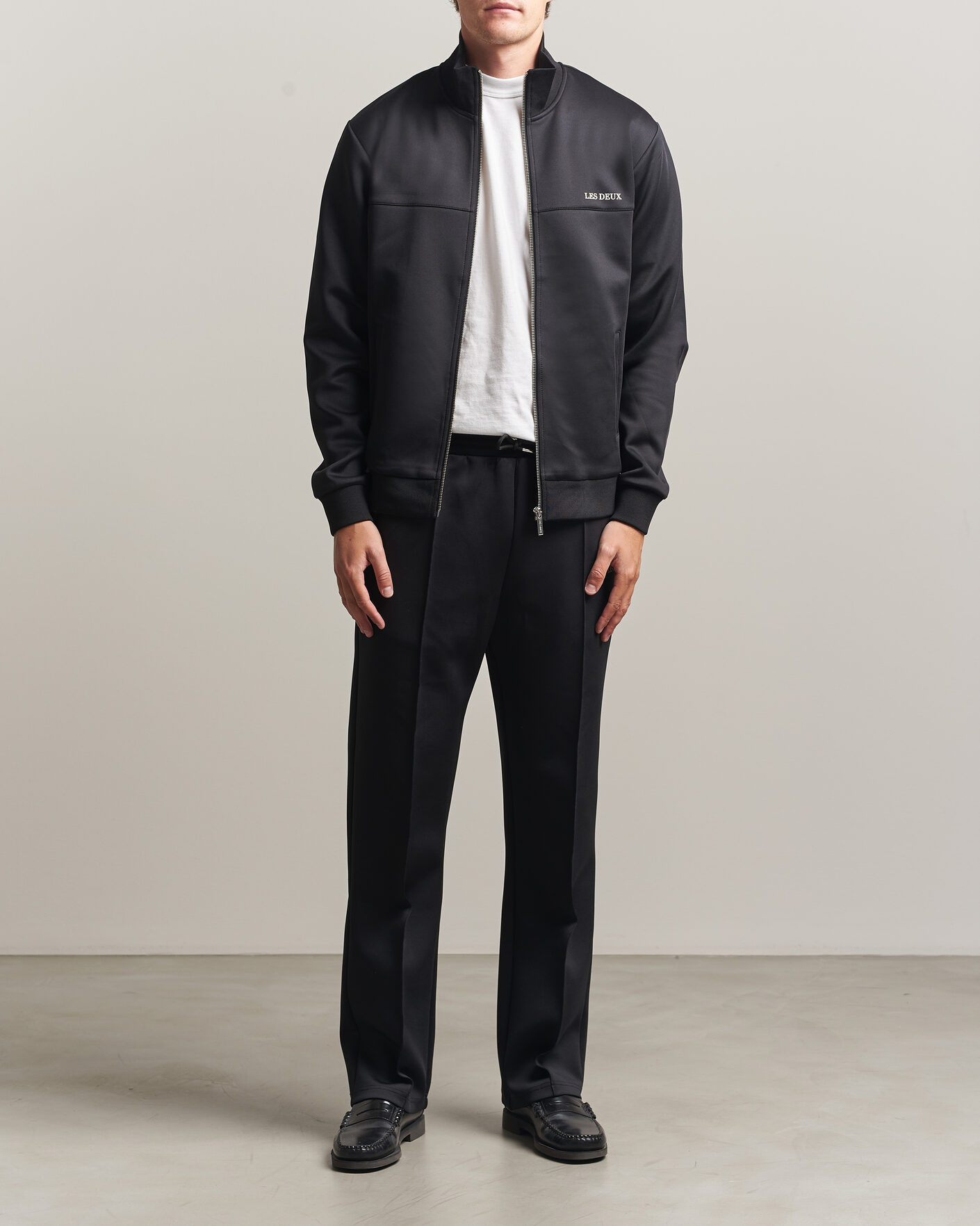 Homme | Pulls Et Tricots | LES DEUX | Ballier Track Jacket Black