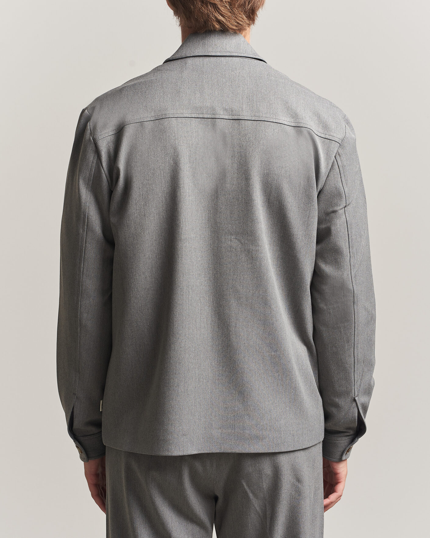 Homme | Chemises | LES DEUX | Marsielle Hybrid Jacket Grey Melange