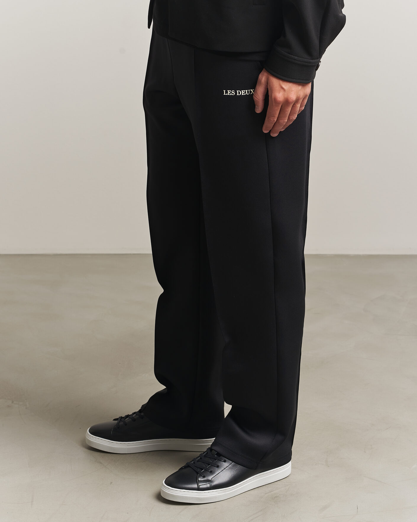 Homme | Baskets | LES DEUX | Signature Leather Sneaker Black