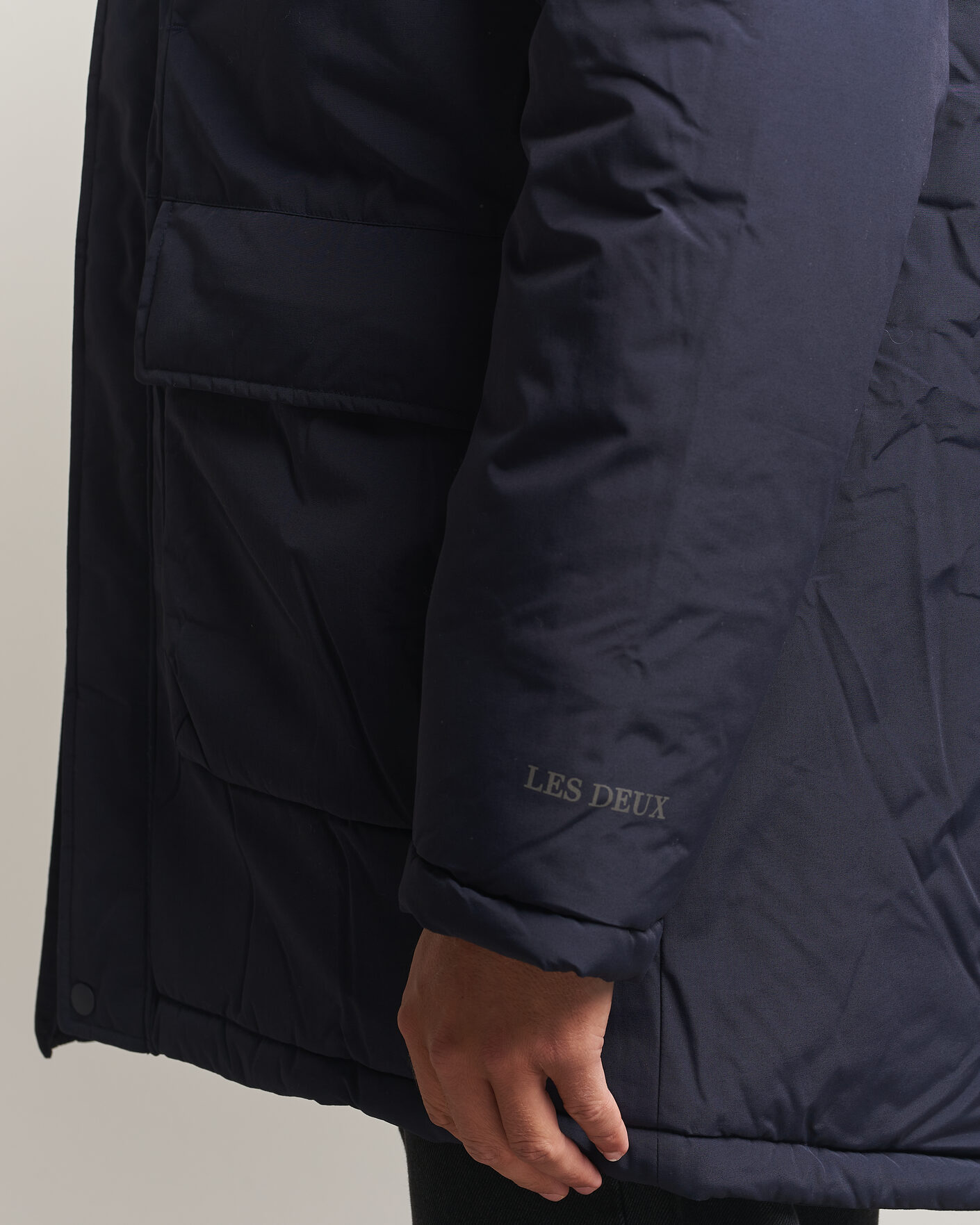 Homme | Manteaux Et Vestes | LES DEUX | Padded Parka Coat Dark Navy