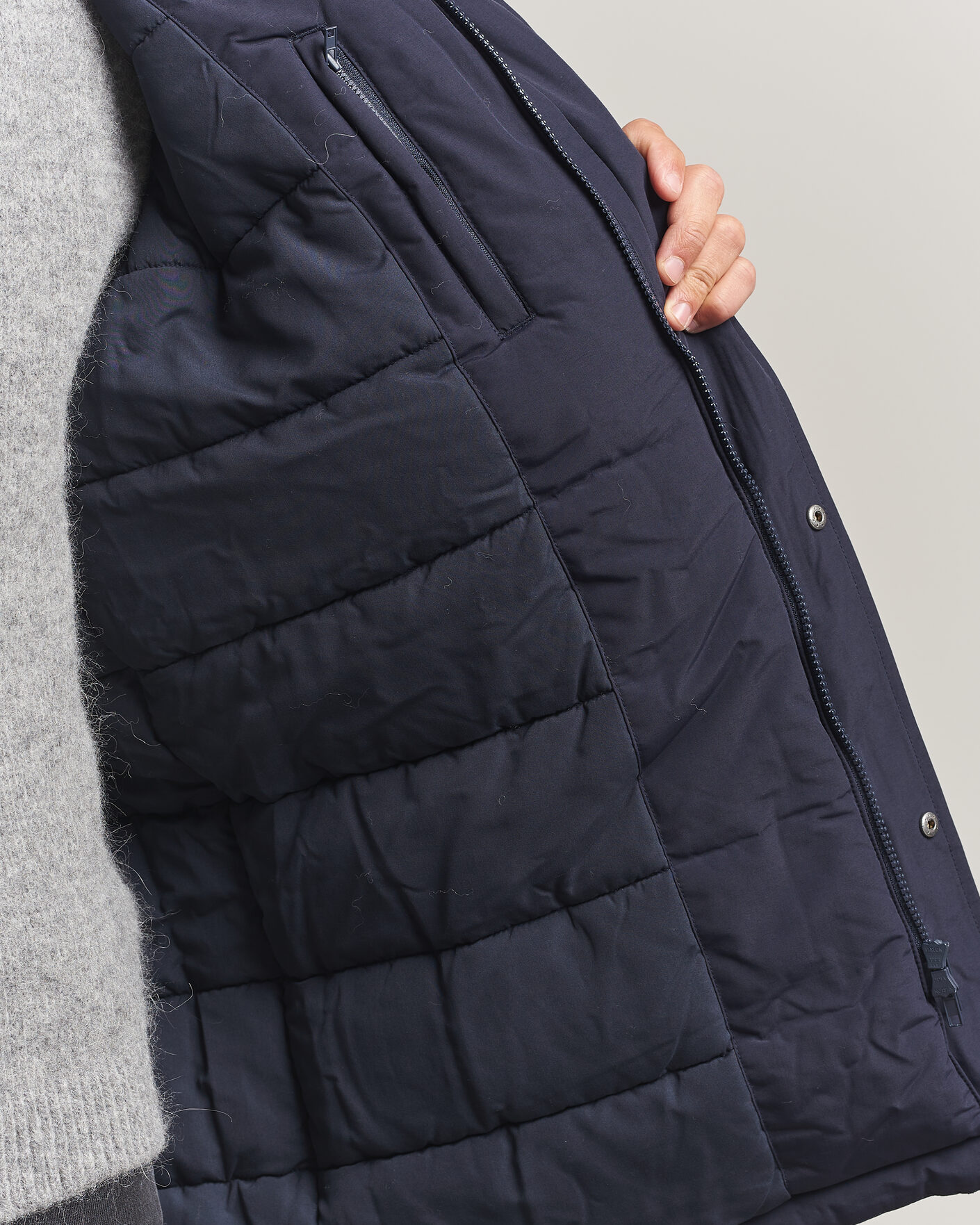 Homme | Manteaux Et Vestes | LES DEUX | Padded Parka Coat Dark Navy