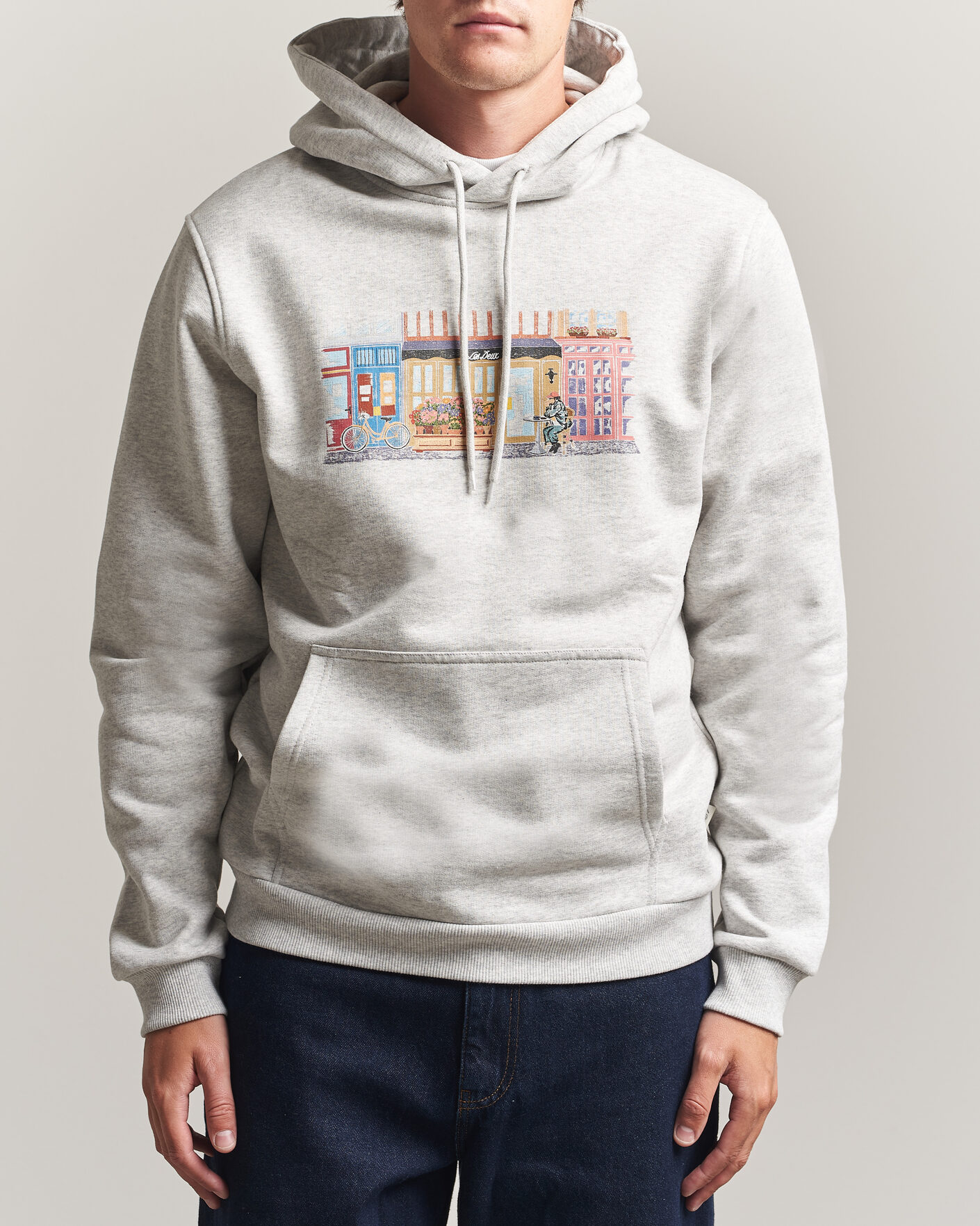 Homme | Pulls Et Tricots | LES DEUX | Market Hoodie Snow Melange