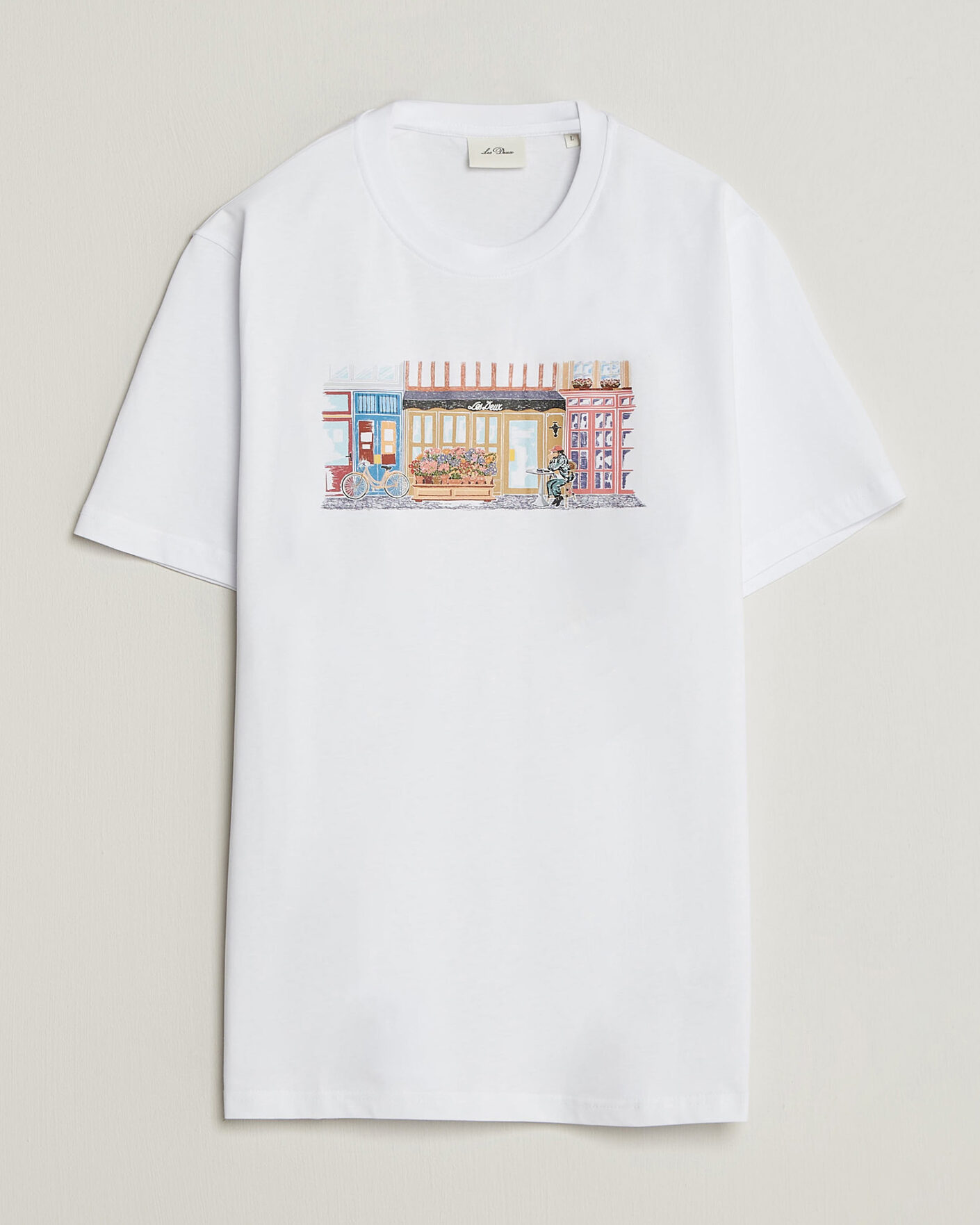 Homme | T-shirts | LES DEUX | Market T-Shirt White