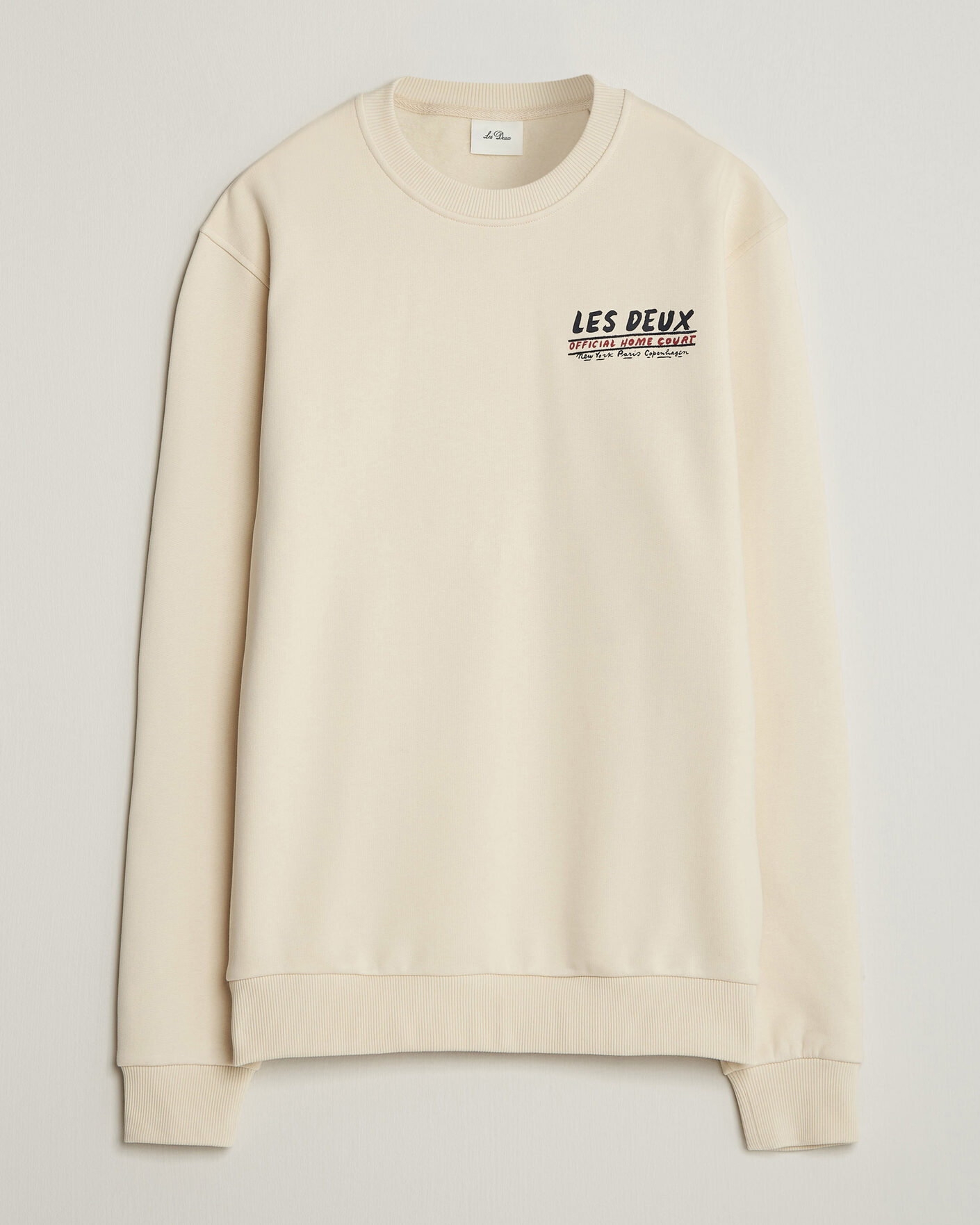 Homme | Pulls Et Tricots | LES DEUX | Record Sweatshirt Ivory