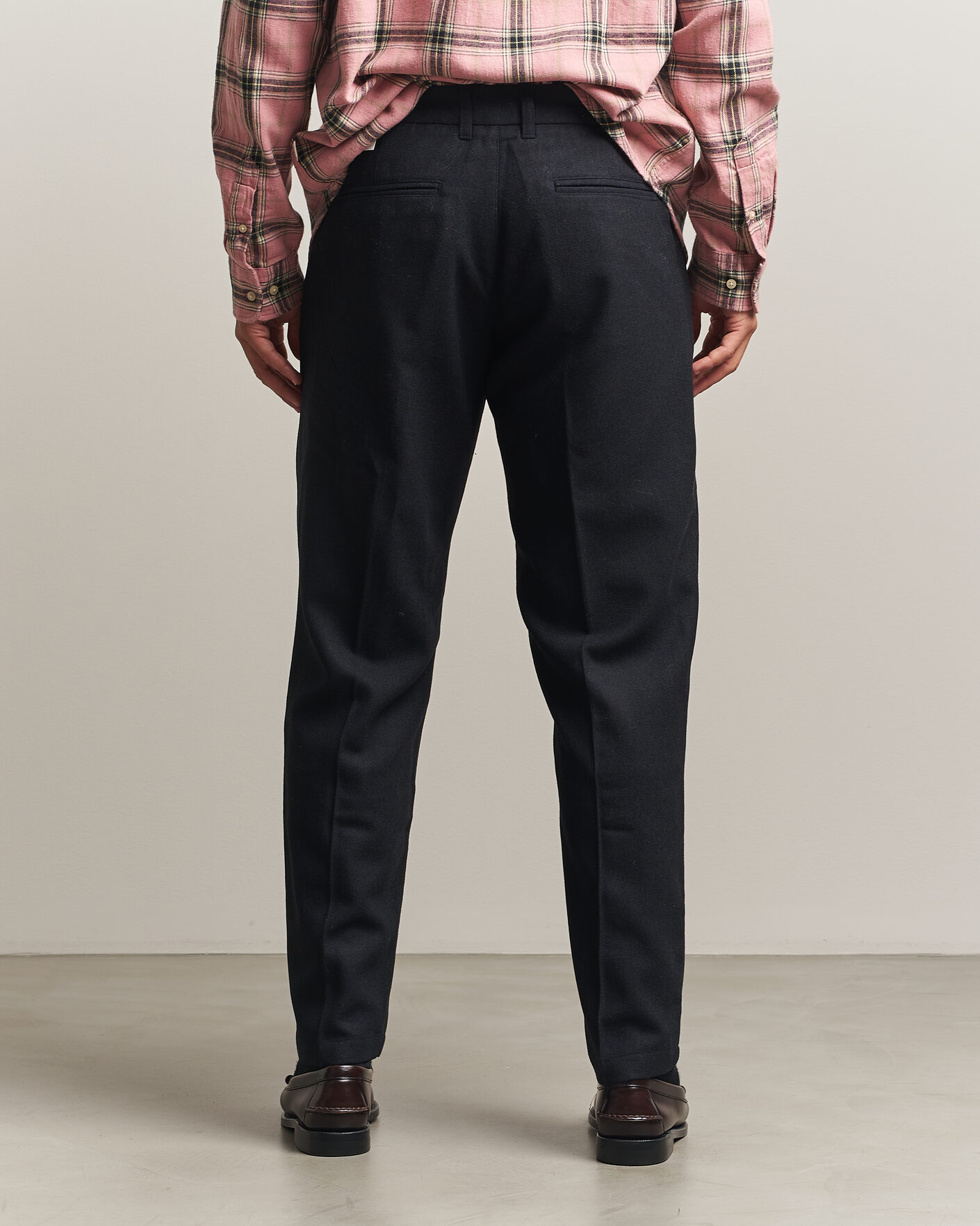 Homme | Pantalons | LES DEUX | Wool Reg Suit Pants Dark Navy