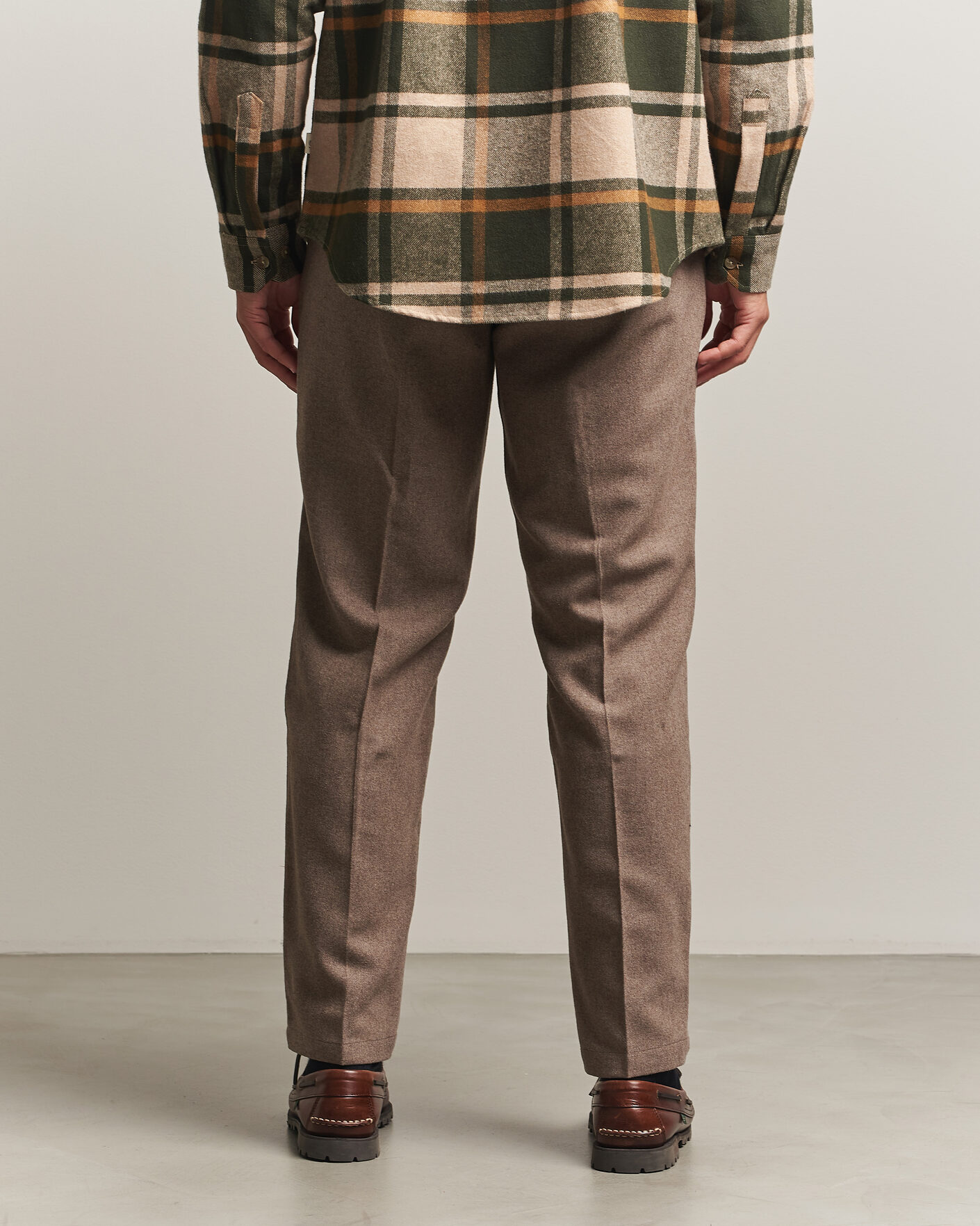 Homme | Pantalons | LES DEUX | Wool Reg Suit Pants Caribou