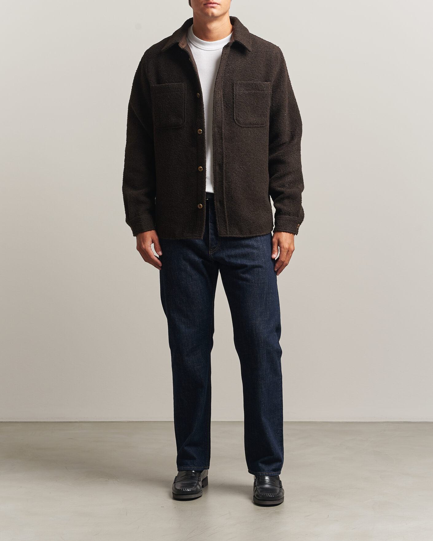 Homme | Chemises | LES DEUX | Boucle Overshirt Delicioso