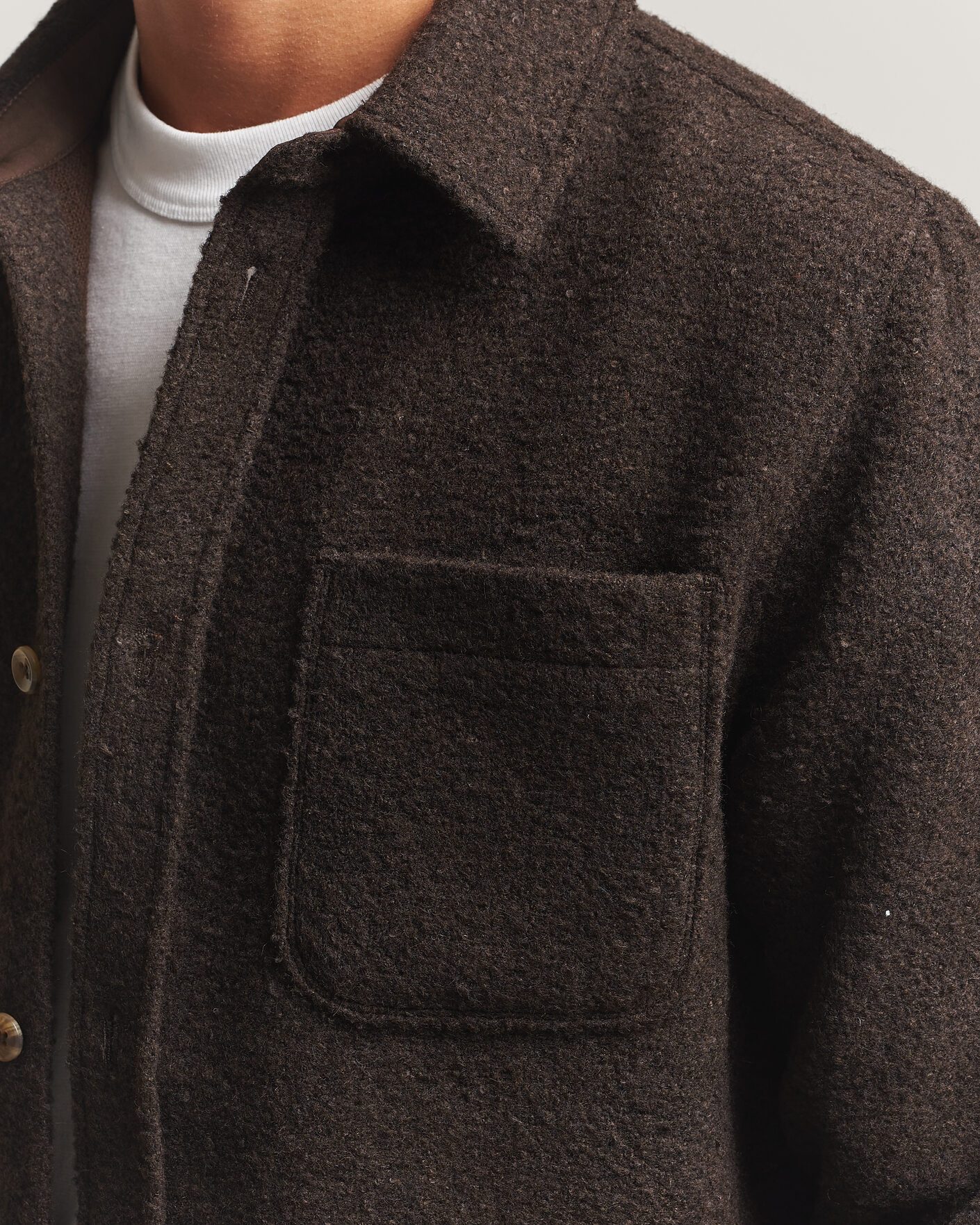 Homme | Chemises | LES DEUX | Boucle Overshirt Delicioso