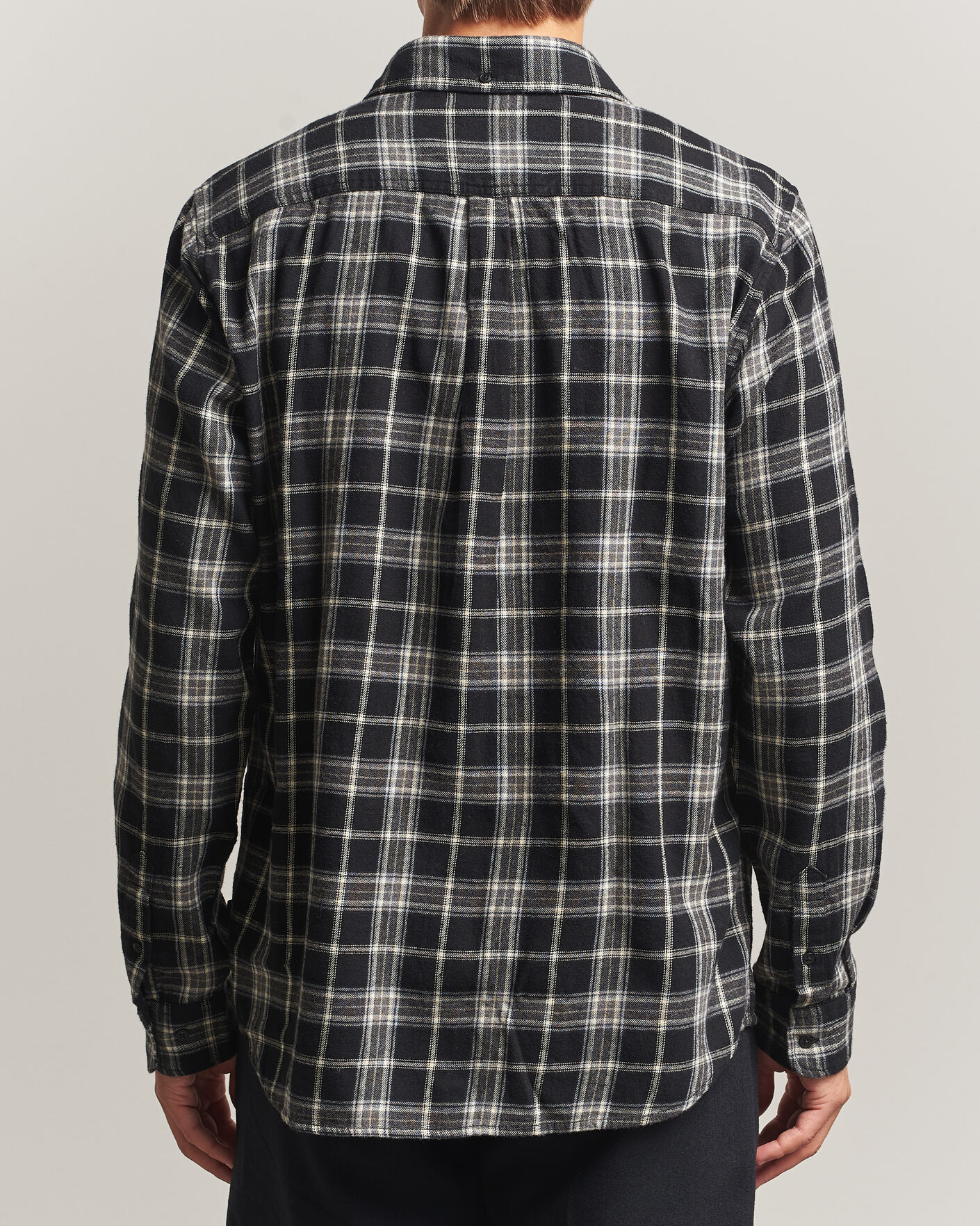 Homme | Chemises | LES DEUX | Vintage Check Shirt Black