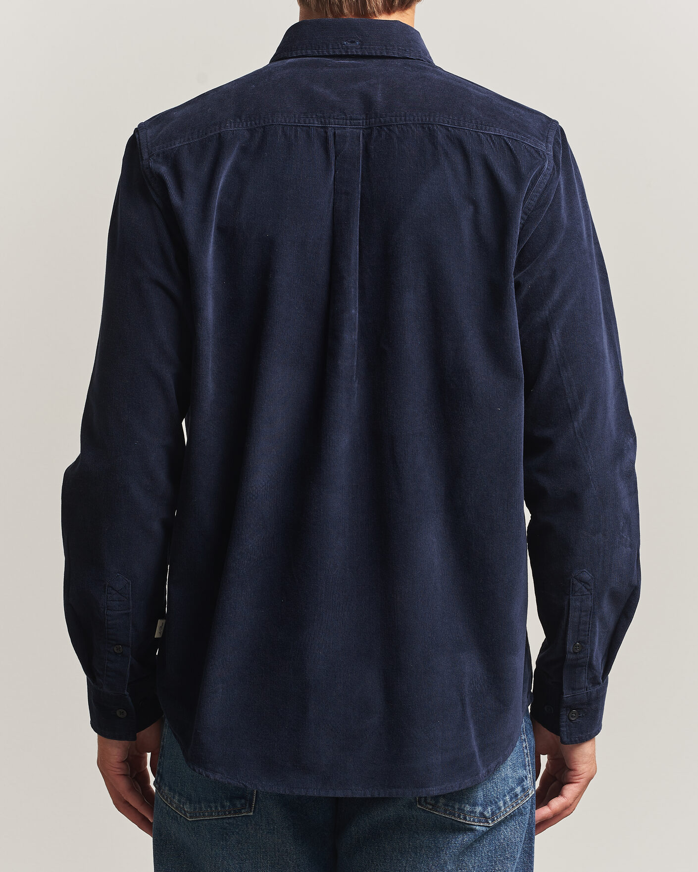 Homme | Chemises | LES DEUX | Pinwale Corduroy Shirt Dark Navy