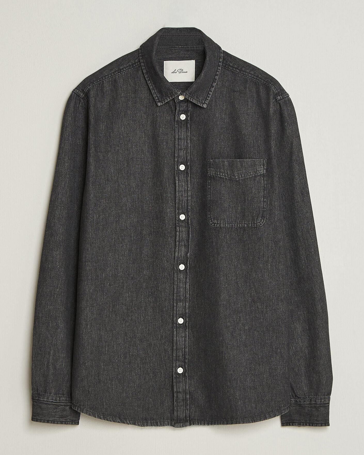 Homme | Chemises | LES DEUX | Denim Shirt Black Wash
