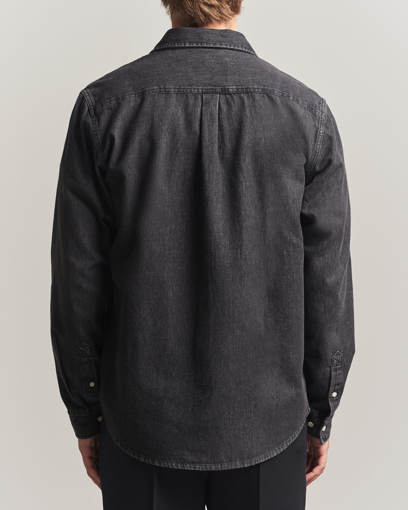 Homme | Chemises | LES DEUX | Denim Shirt Black Wash