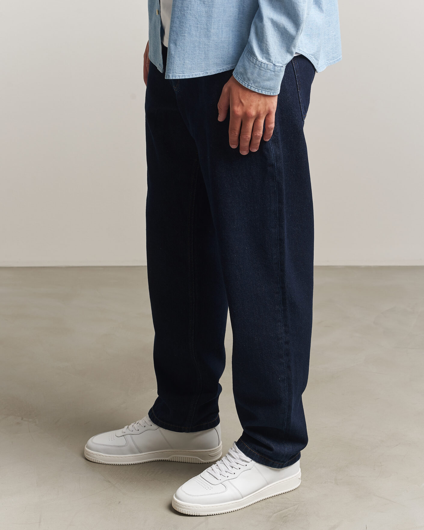 Homme | Baskets | LES DEUX | Sporty Leather Sneaker White