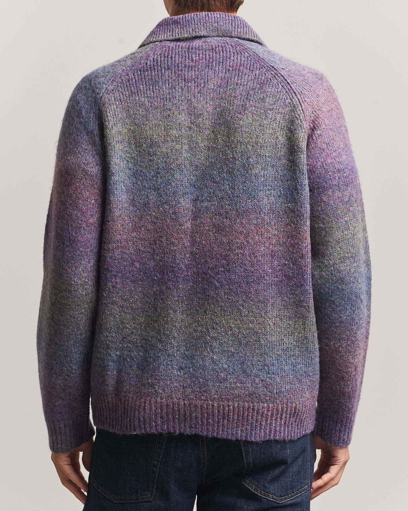 Homme | Pulls Et Tricots | LES DEUX | Gradient Knitted Polo Spiced Plum