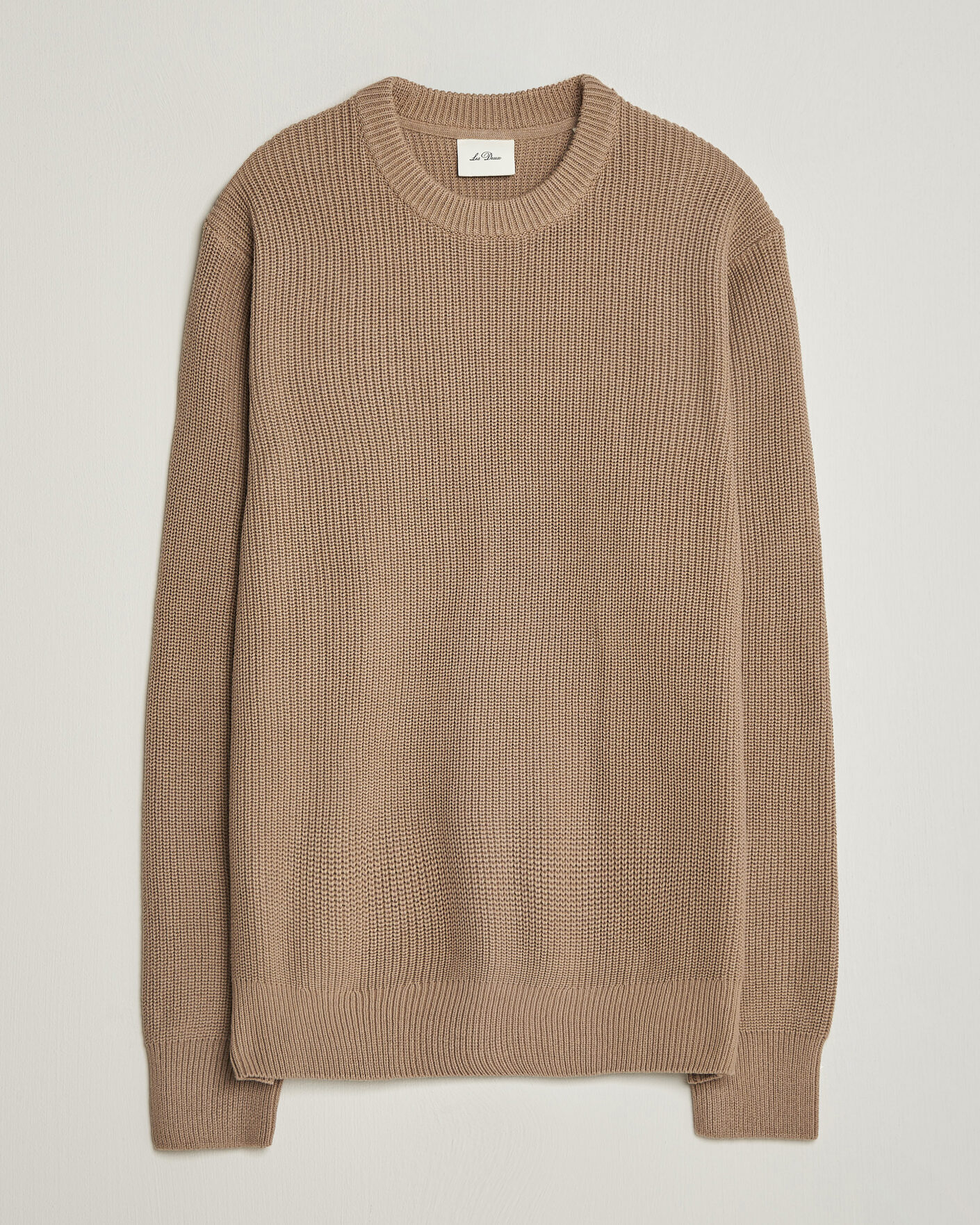 Homme | Pulls Et Tricots | LES DEUX | Rib Crewneck Knit Dark Sand