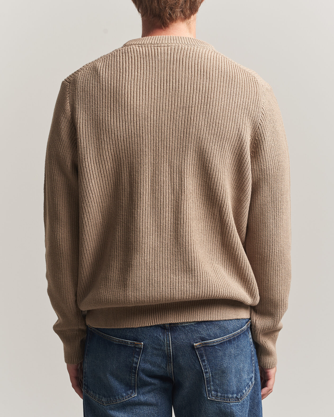 Homme | Pulls Et Tricots | LES DEUX | Rib Crewneck Knit Dark Sand