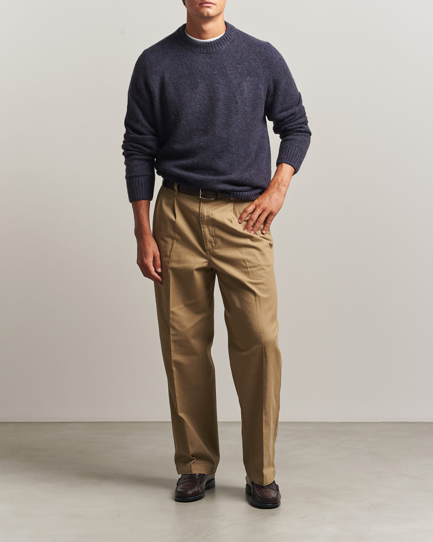 Homme | Pulls Et Tricots | LES DEUX | Soft Roundneck Knit Dark Navy