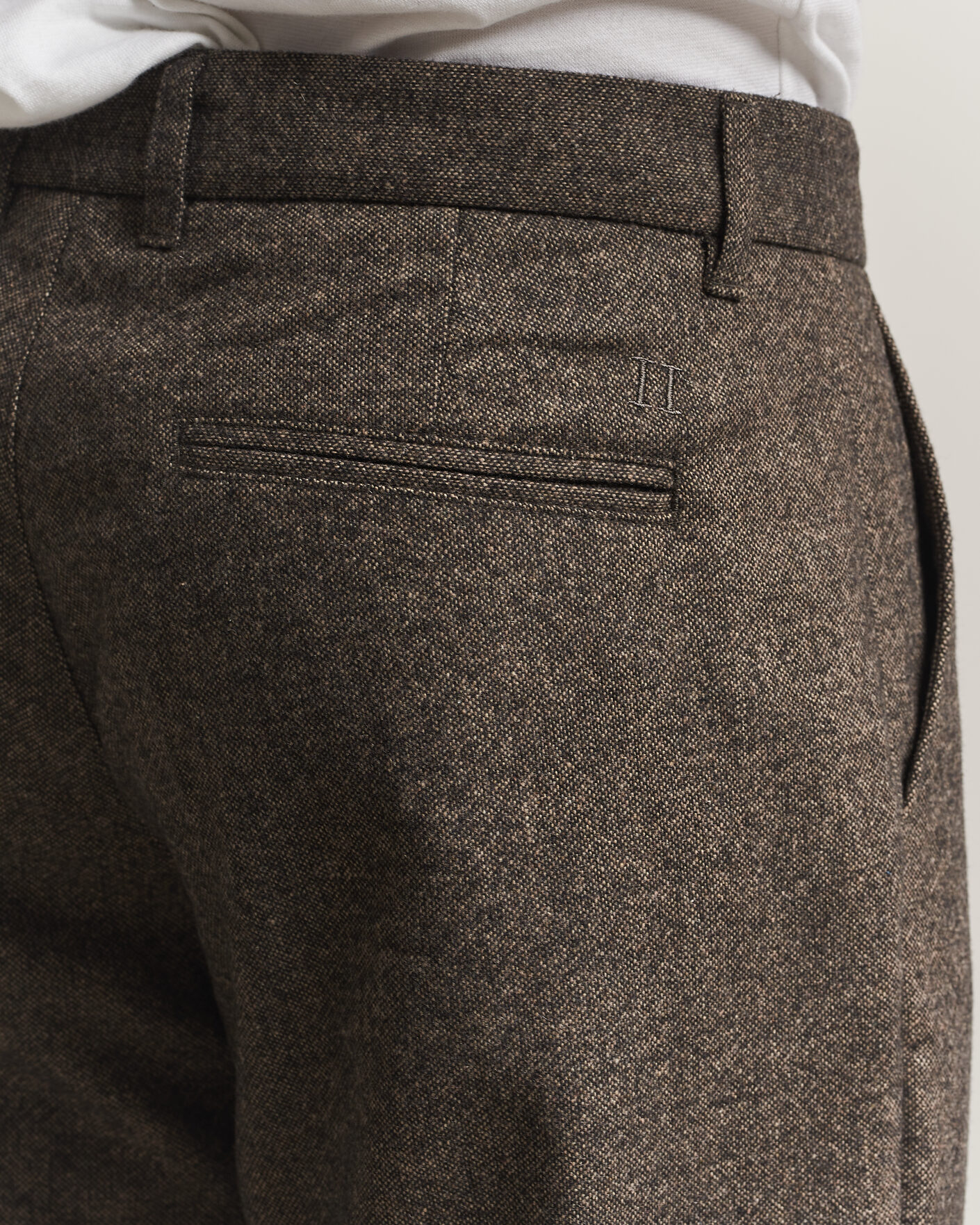 Homme | Pantalons | LES DEUX | Wool Melange Reg Suit Pants Caribou